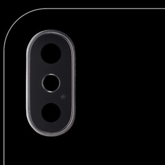 Rückkamera-Glas mit Halterung und Blende für iPhone X (Aftermarket Plus) (Silver (Silber)) (10er-Pack)