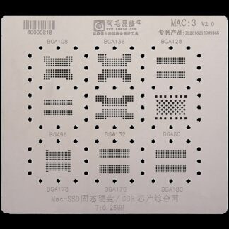 SSD-DDR / IC Stencil für MacBooks (MAC 3)