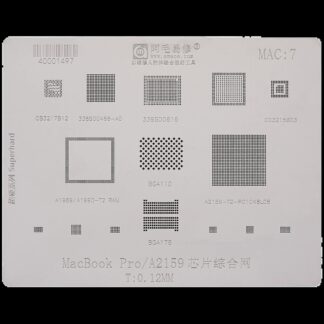 IC Comprehensive Stencil für MacBook Pro 13" A2159 (2019) (MAC 7)