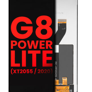 LCD Display ohne Rahmen für Motorola Moto G8 Power Lite (XT2055 / 2020) (Aftermarket Plus: Incell) (Black (Schwarz))