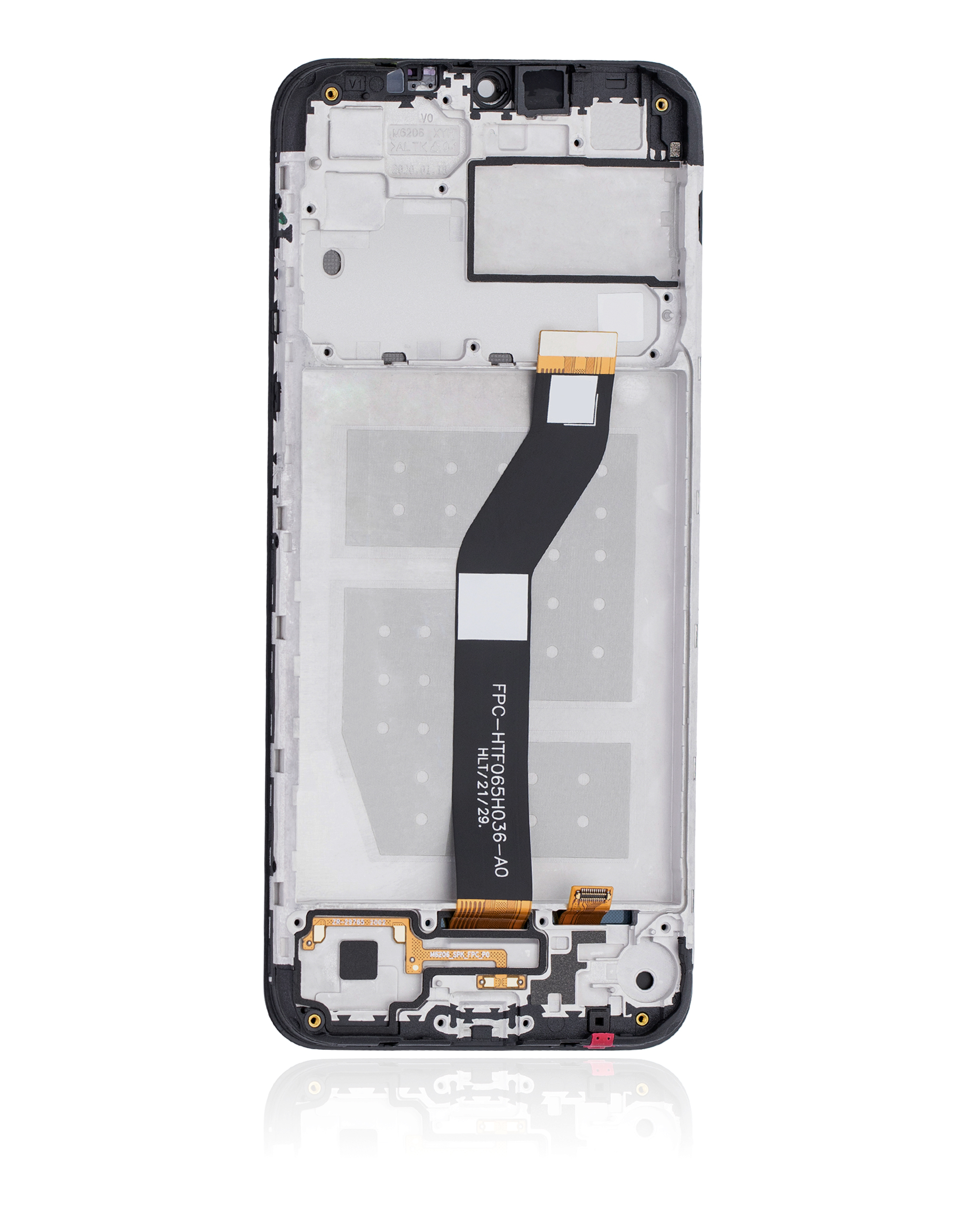 LCD Display mit Rahmen für Motorola Moto G8 Power Lite (XT2055 / 2020) (professionell aufgearbeitet) (Black (Schwarz)) – Bild 2
