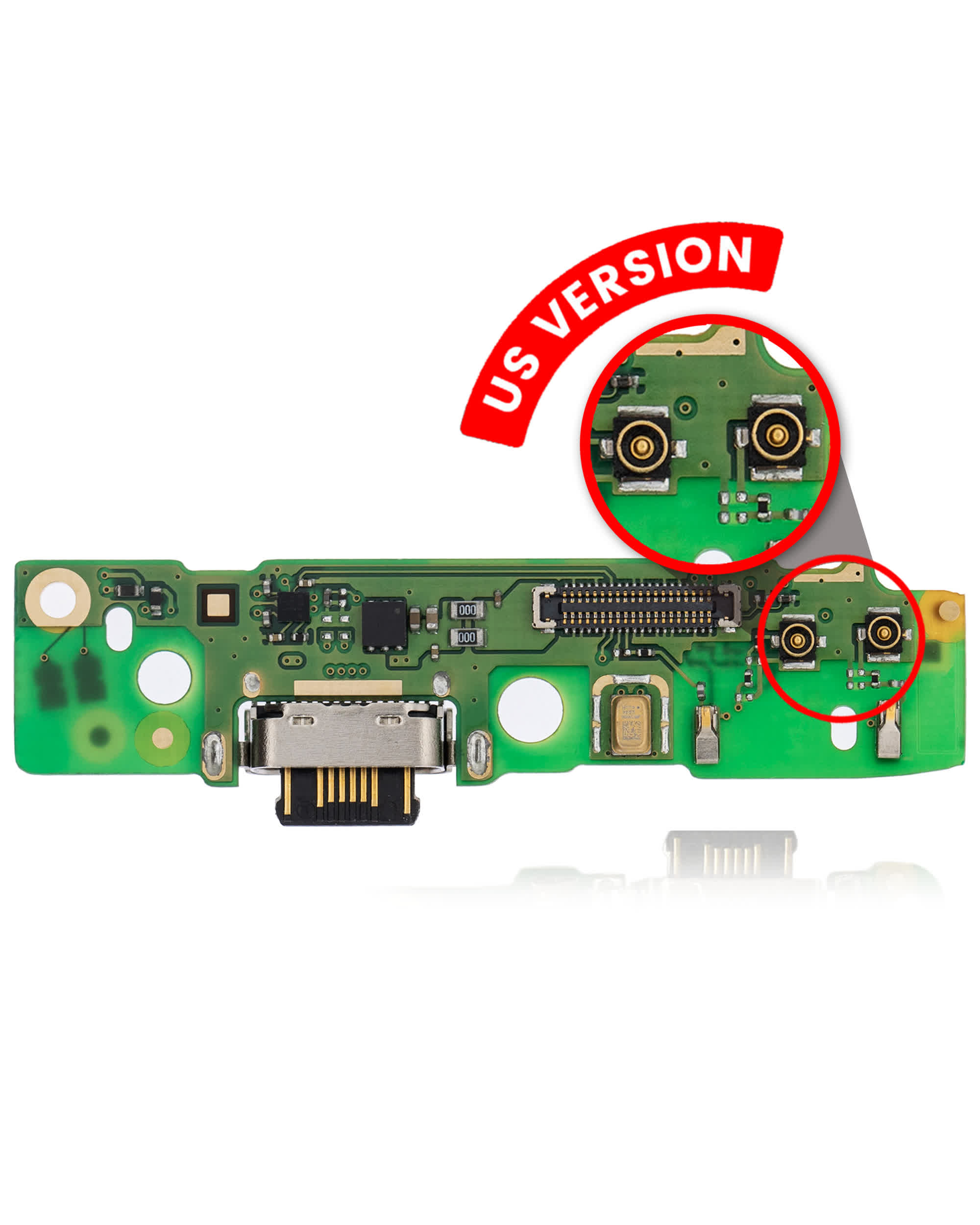 Ladebuchse mit Platine für Motorola Moto G7 Power (XT1955 / 2019) / G7 Supra (XT1955-5 / 2019) (US-Version)