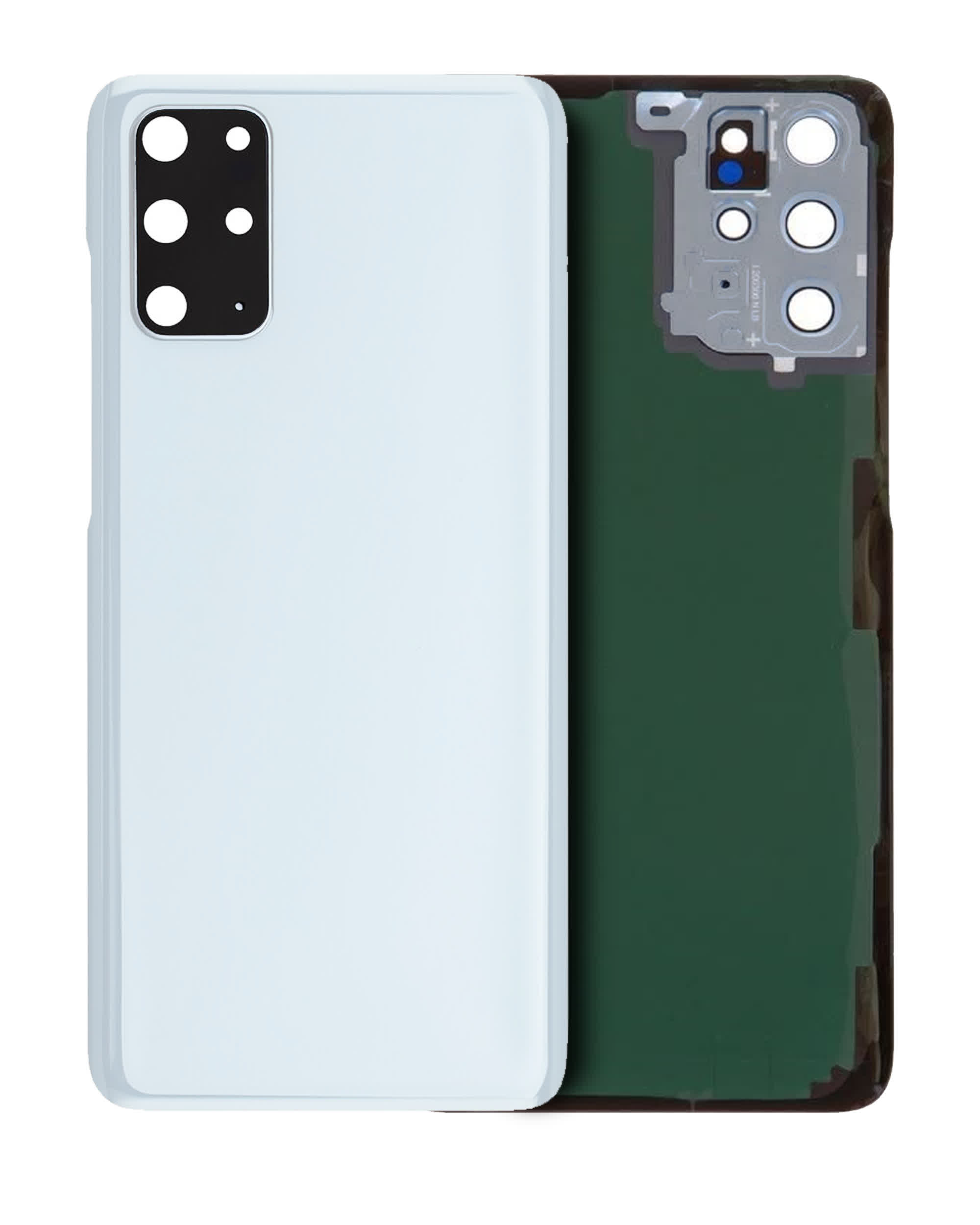 Rückdeckelglas mit Kameraglas für Samsung Galaxy S20 Plus (Service Pack) (Cloud White)