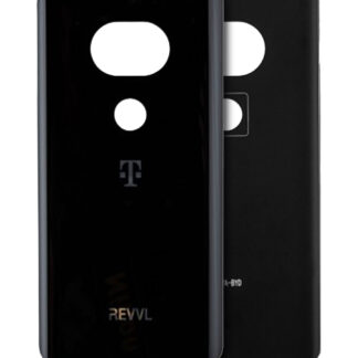 Rückdeckelglas für Motorola Moto G7 Plus Revvl (XT1965-T / 2019) (Original) (Black (Schwarz))