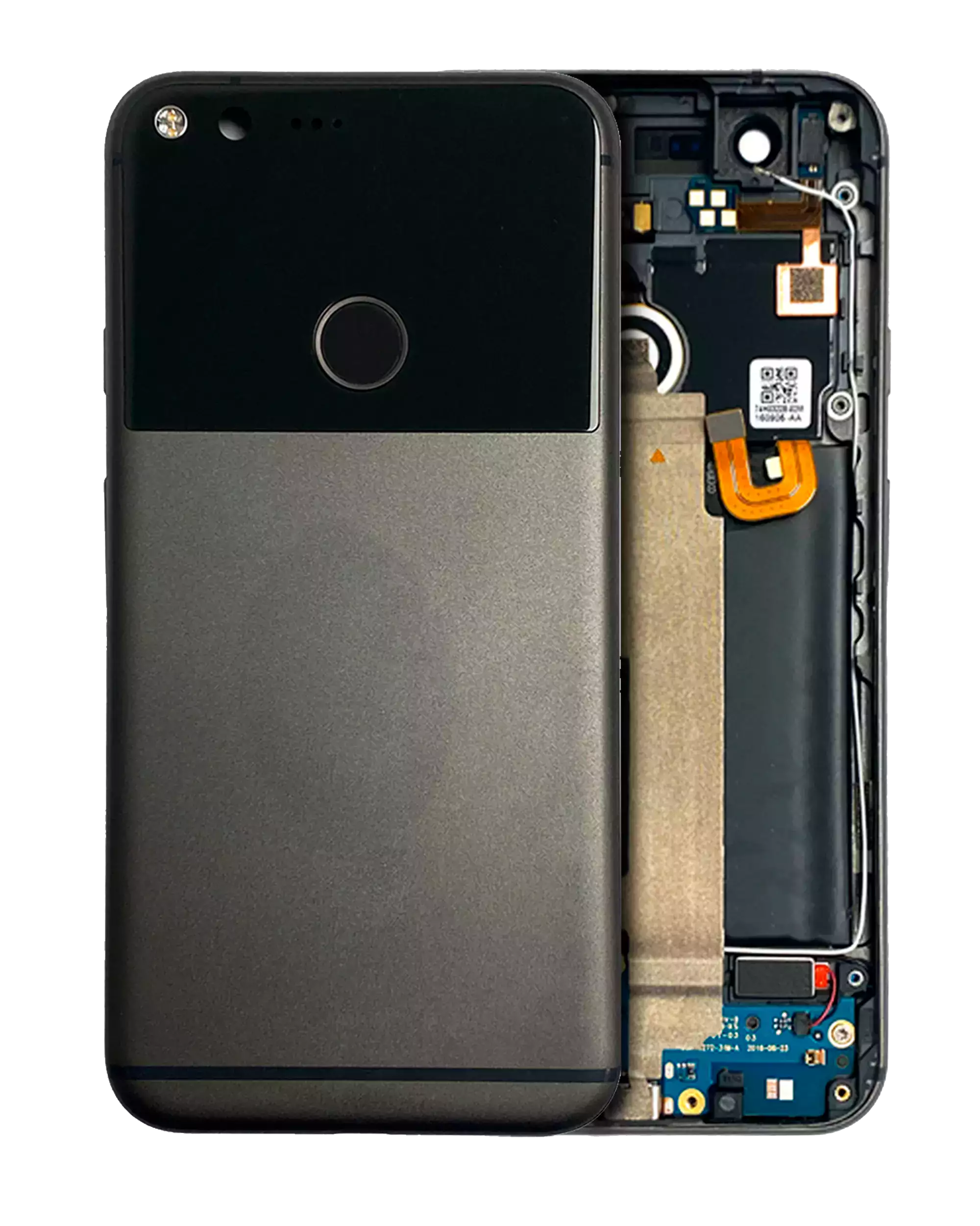 Rückgehäuse für Google Pixel 2 (Original) (Black (Schwarz)) – Bild 5