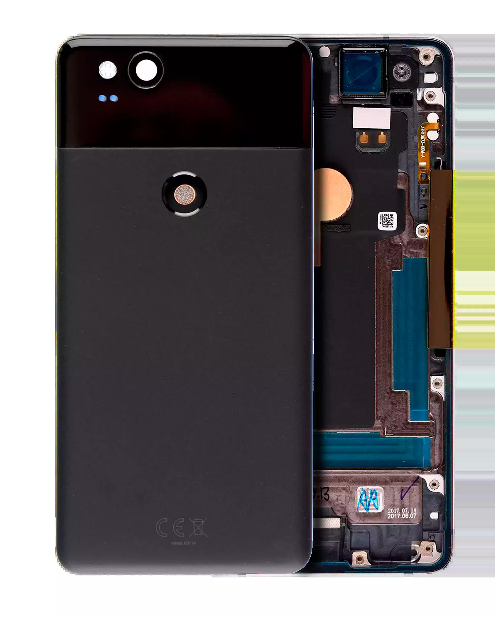 Rückgehäuse für Google Pixel 2 (Original) (Black (Schwarz))