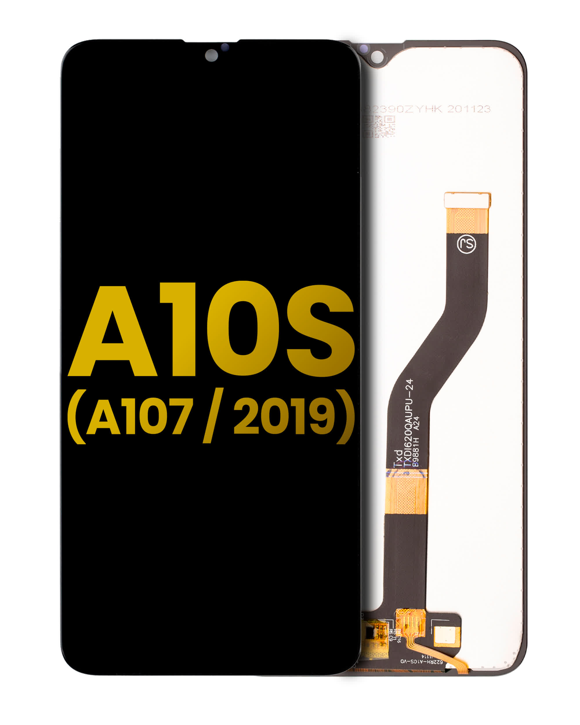 LCD Display ohne Rahmen für Samsung Galaxy A10s (A107 / 2019) (professionell aufgearbeitet)