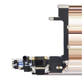 Ladebuchse Flexkabel mit Platine für iPhone 11 Pro (ausgebautes Originalteil) (Space Gray)