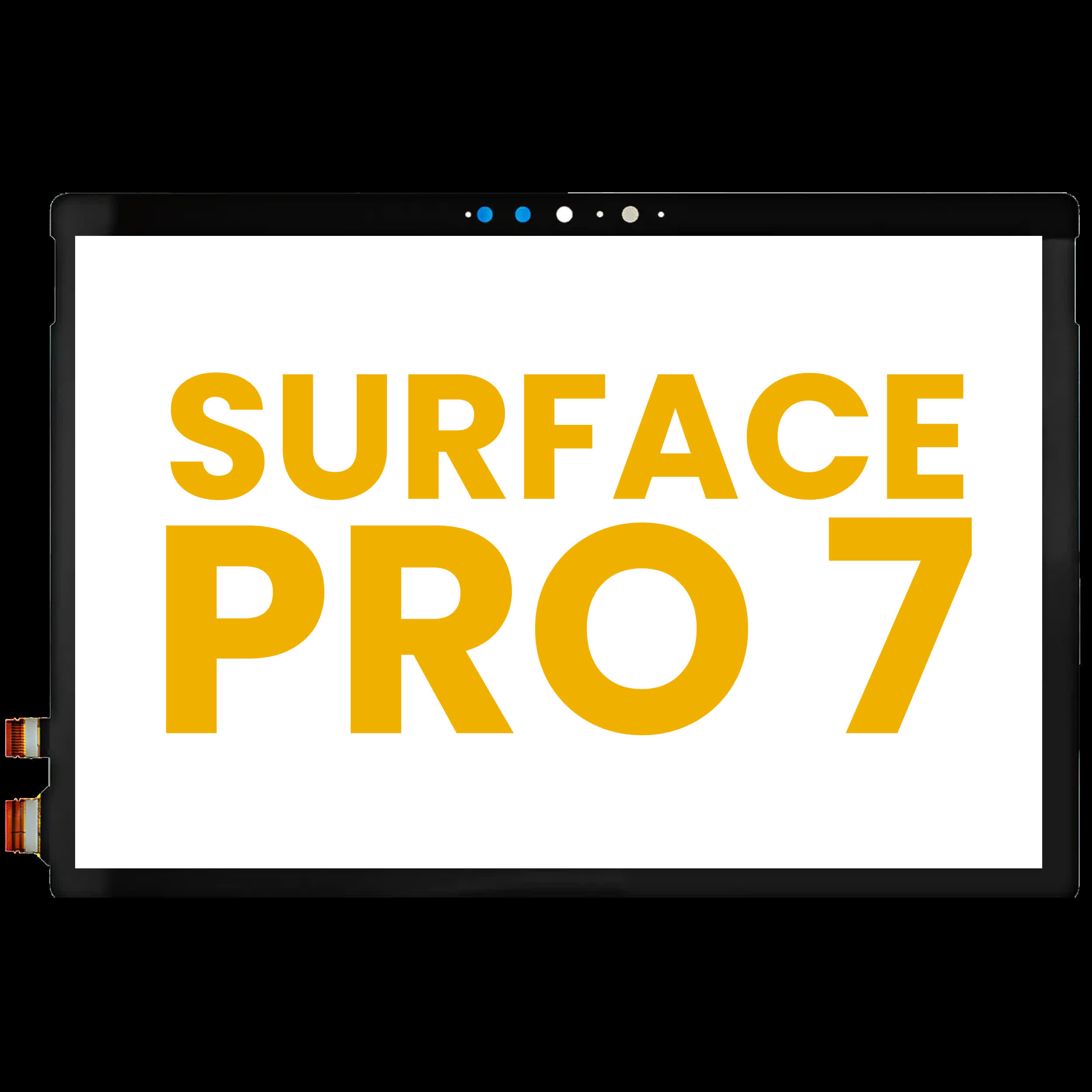 Touchscreen-Digitizer mit Flexkabel für Microsoft Surface Pro 7 (1866) (Glas Separation erforderlich)