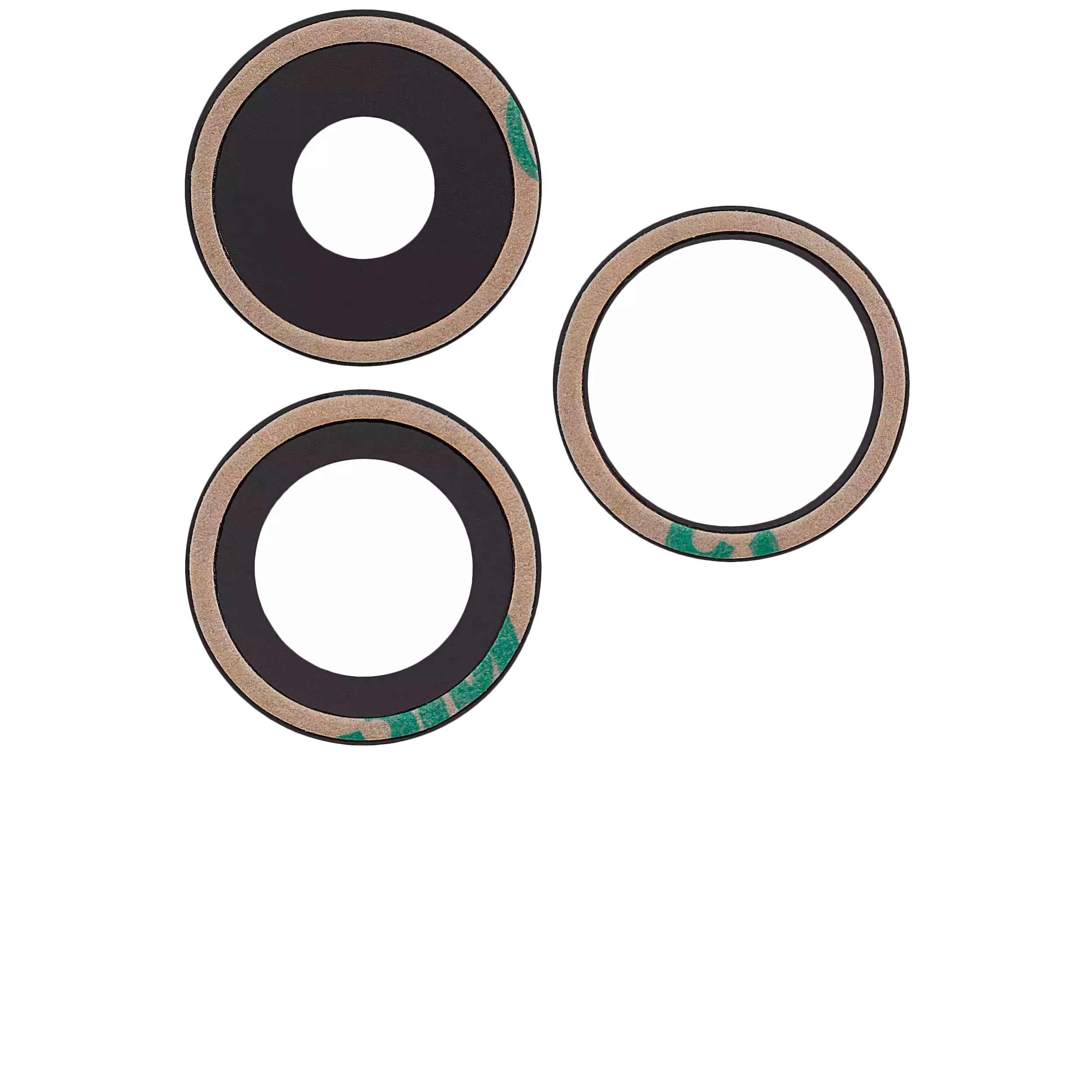 Rückkamera-Glas (nur Glas) mit Klebefolie für iPhone 14 Pro / 14 Pro Max (3-teiliges Set) (Aftermarket Plus) (10er-Pack) – Bild 2