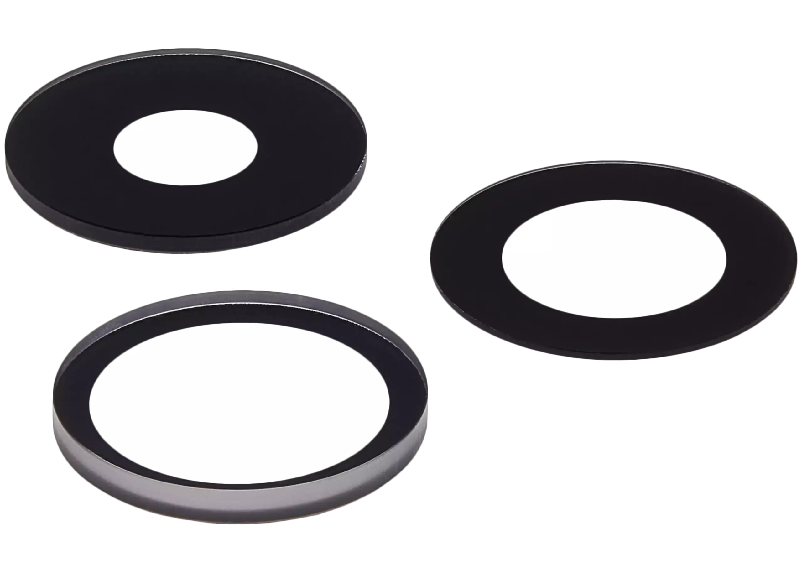 Rückkamera-Glas (nur Glas) mit Klebefolie für iPhone 14 Pro / 14 Pro Max (3-teiliges Set) (Aftermarket Plus) (10er-Pack) – Bild 3