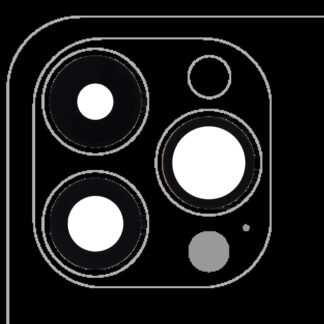 Rückkamera-Glas (nur Glas) mit Klebefolie für iPhone 14 Pro / 14 Pro Max (3-teiliges Set) (Aftermarket Plus) (10er-Pack)