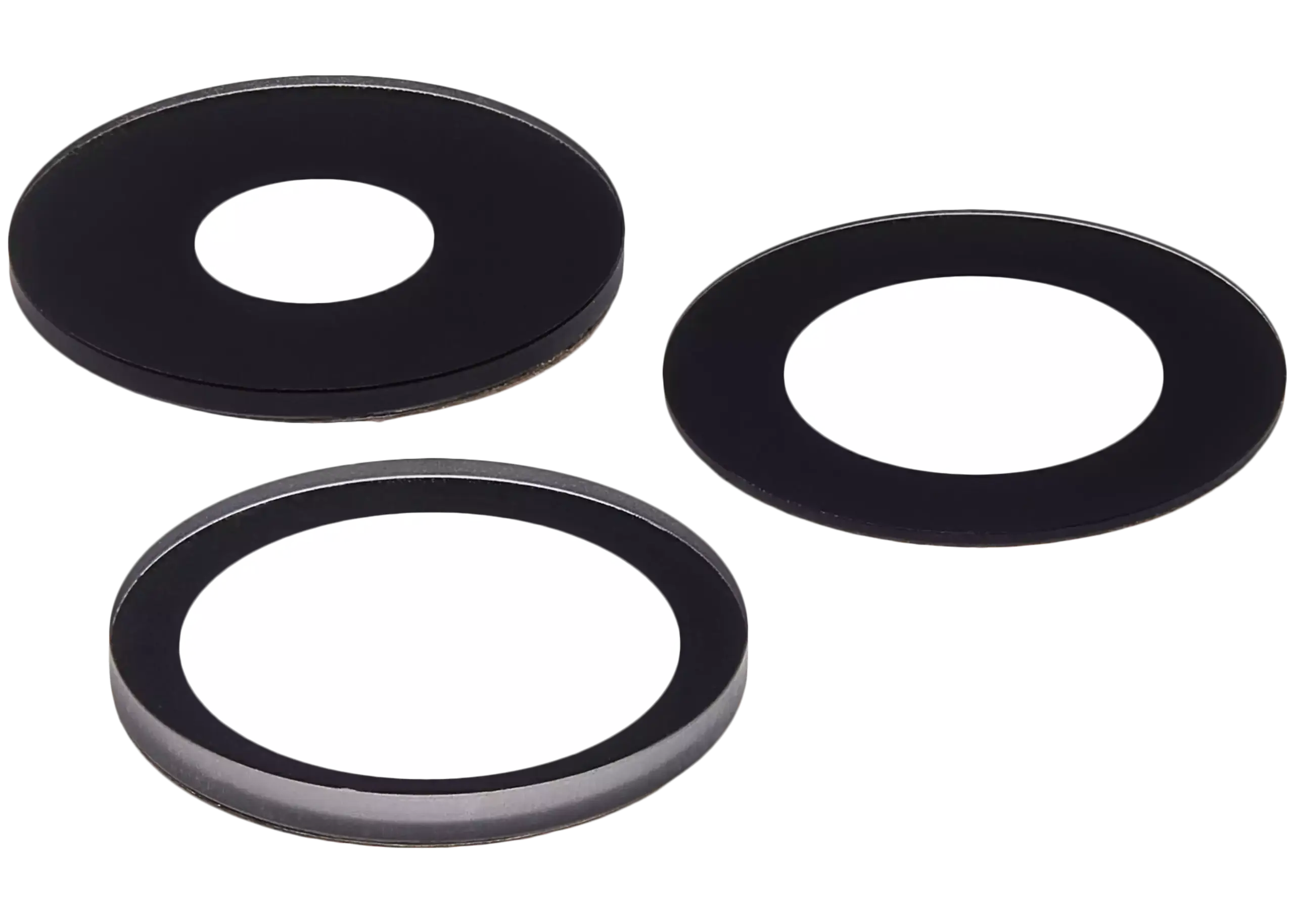 Rückkamera-Glas (nur Glas) mit Klebefolie für iPhone 15 Pro (3-teiliges Set) (Aftermarket Plus) (10er-Pack) – Bild 3