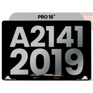 komplette LCD-Displayeinheit für MacBook Pro 16" (A2141 / Mid 2019) (ausgebautes Originalteil: Grade A) (Space Gray)