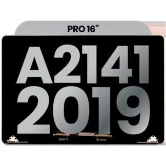 komplette LCD-Displayeinheit für MacBook Pro 16" (A2141 / Mid 2019) (ausgebautes Originalteil: Grade B) (Space Gray)