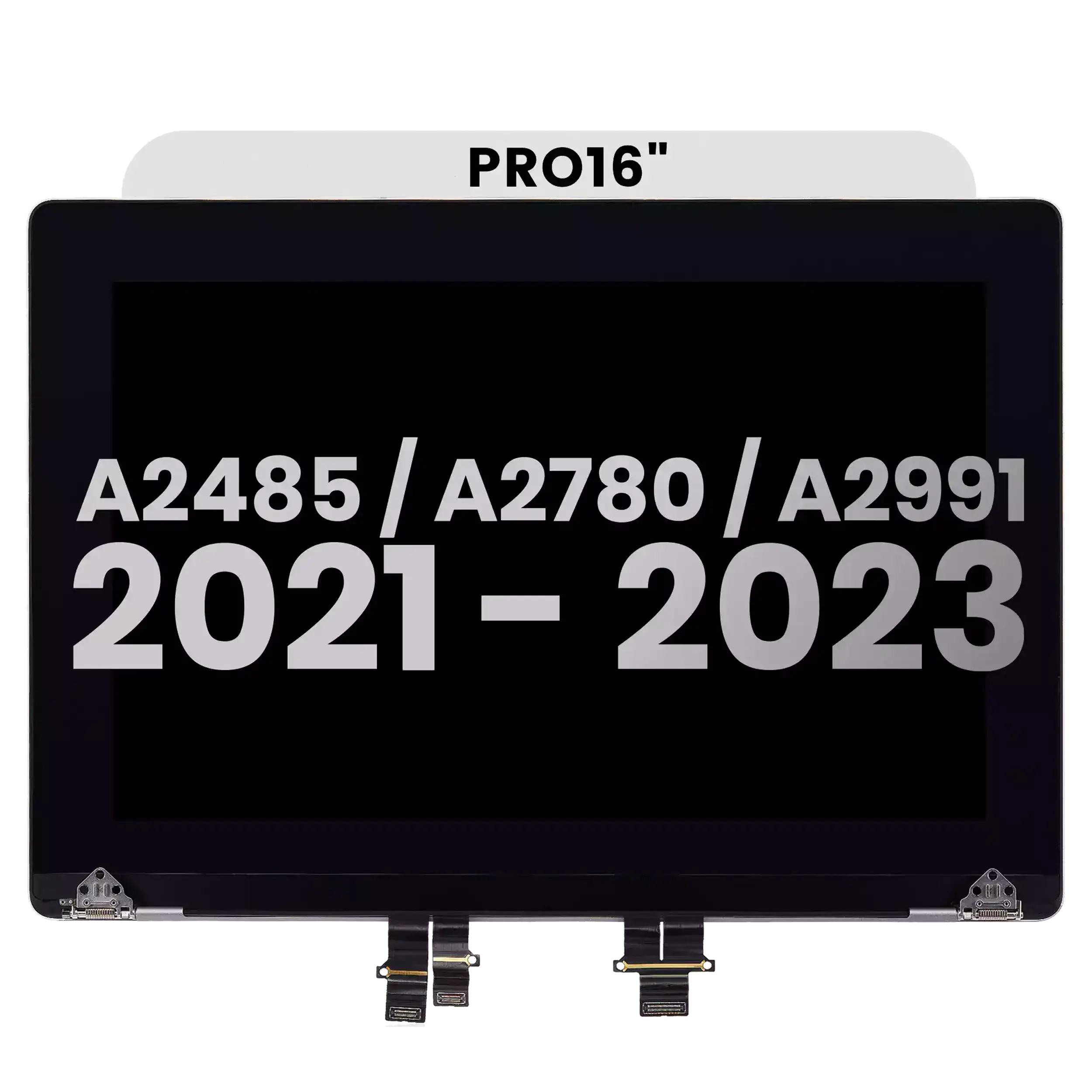 komplette LCD-Displayeinheit für MacBook Pro 16" A2485 (2021) Pro / Max / A2780 (2023) / A2991 (2023) (vormontiert Lid Angle Sensor Kabel) (Used – Bild 6