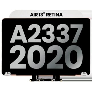 komplette LCD-Displayeinheit für MacBook Air 13" A2337 (2020) (ausgebautes Originalteil: Grade A) (Silver (Silber))