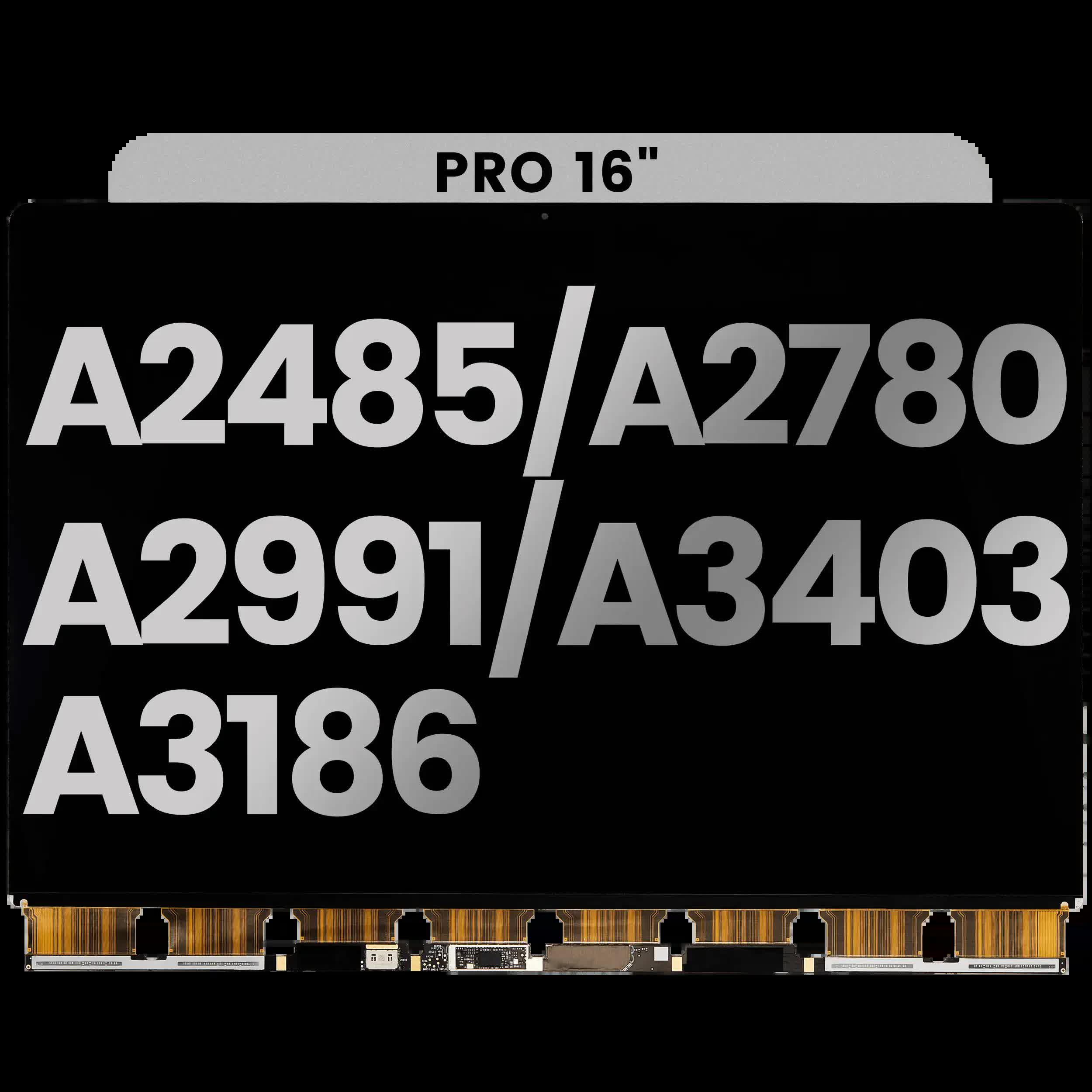 LCD Panel einzeln für MacBook Pro 16" A2485 (2021) Pro / Max / A2780 (2023) / A2991 (2023) / A3403 (2024) Pro / A3186 (2024) Max