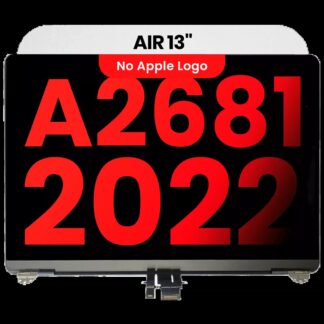 komplette LCD-Displayeinheit für MacBook Air 13" (A2681 / Mid 2022) (Aftermarket Plus) (Silver (Silber))