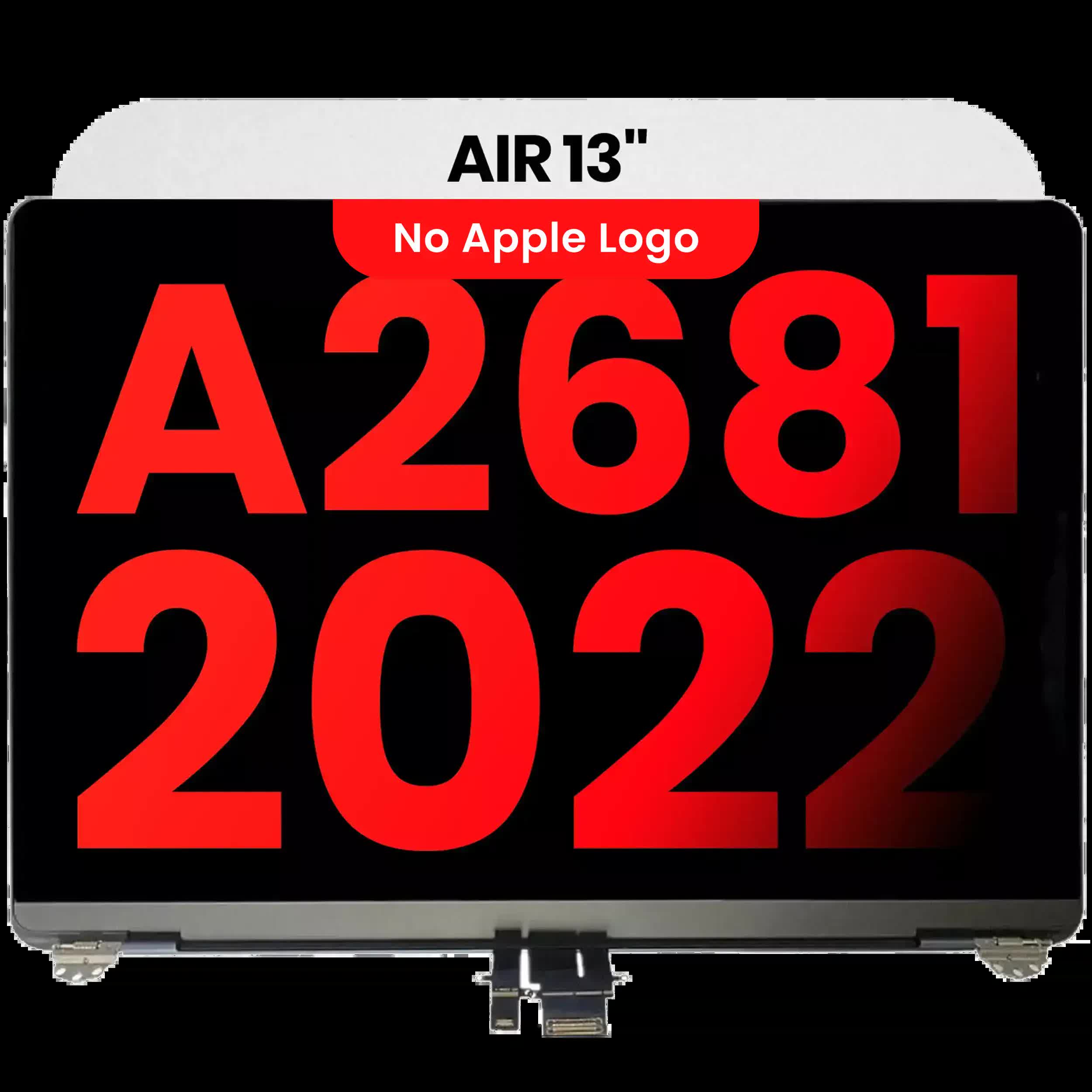 komplette LCD-Displayeinheit für MacBook Air 13" (A2681 / Mid 2022) (Aftermarket Plus) (Starlight)