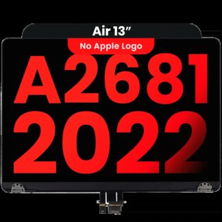 komplette LCD-Displayeinheit für MacBook Air 13" (A2681 / Mid 2022) (Aftermarket Plus) (Midnight)
