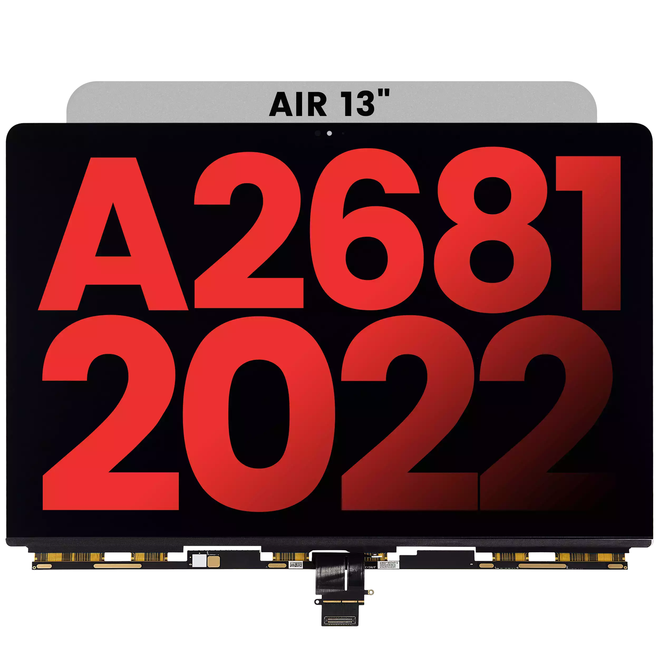 LCD Panel einzeln für MacBook Air 13" (A2681 / A3113 /A3240) (mit alle Jahrgänge) (Aftermarket Plus) – Bild 3