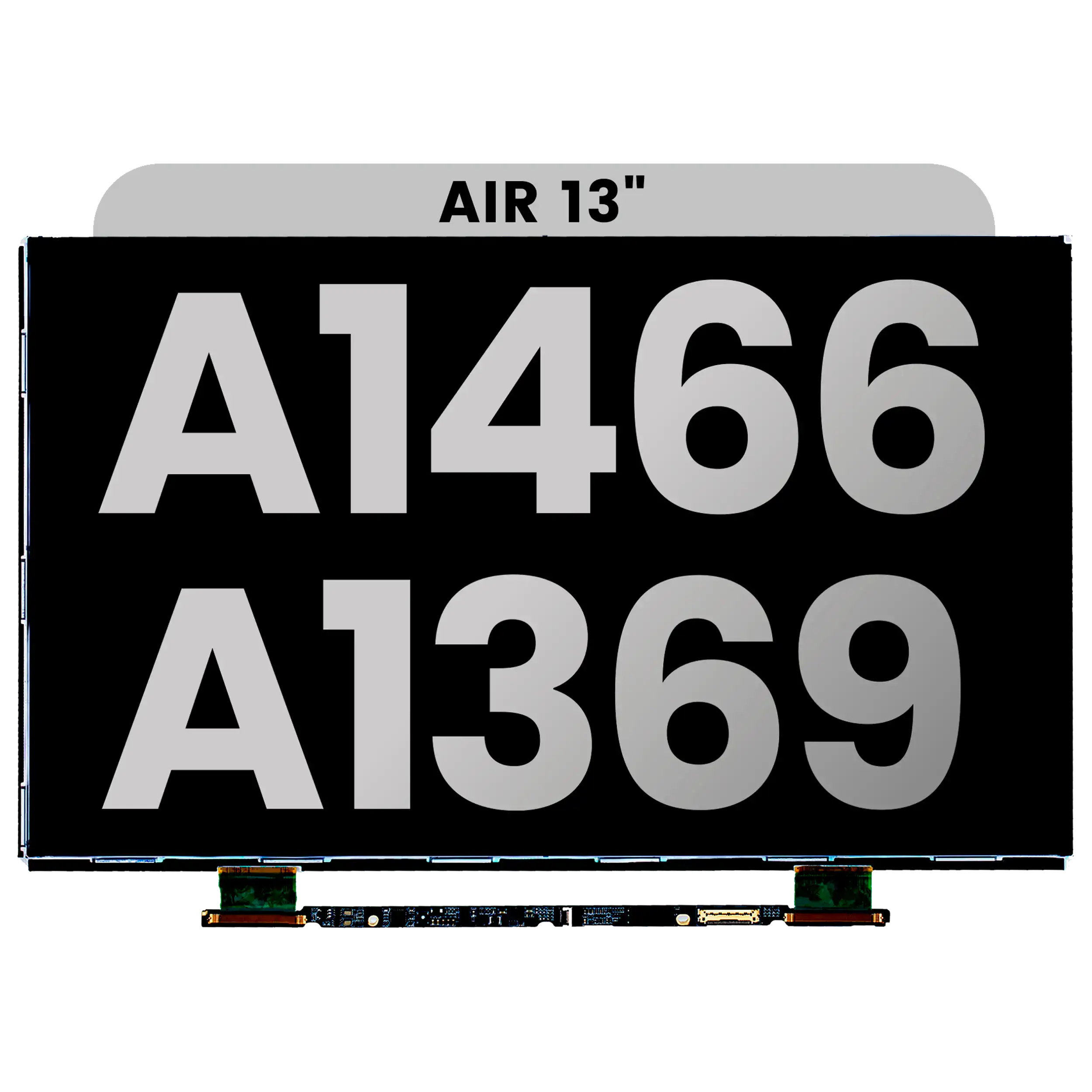 komplette LCD-Displayeinheit für MacBook Air 13" A1932 (2019) / A2179 (2020) (ausgebautes Originalteil: Grade C) (Space Gray) – Bild 4