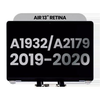 komplette LCD-Displayeinheit für MacBook Air 13" A1932 (2019) / A2179 (2020) (ausgebautes Originalteil: Grade C) (Space Gray)