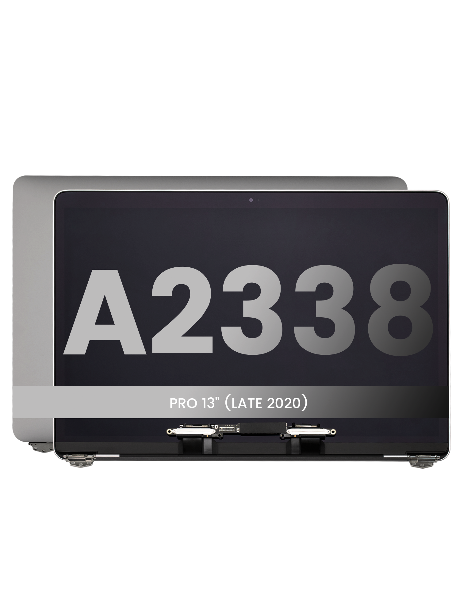 komplette LCD-Displayeinheit für MacBook Pro 13" A2338 (2020) / (ausgebautes Originalteil: Grade B) (Space Gray) – Bild 2