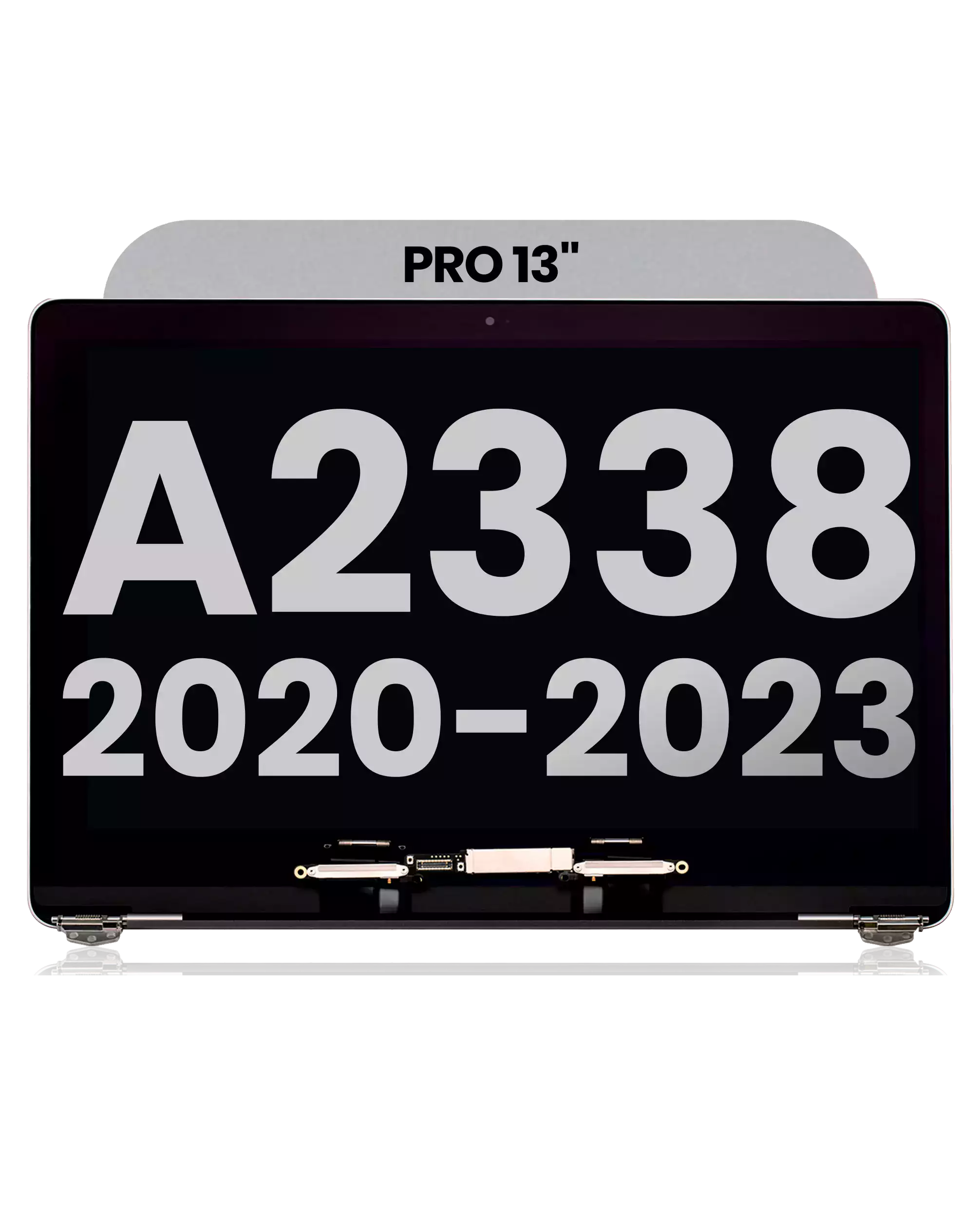 komplette LCD-Displayeinheit für MacBook Pro 13" A2338 (2020) / (ausgebautes Originalteil: Grade B) (Space Gray) – Bild 4