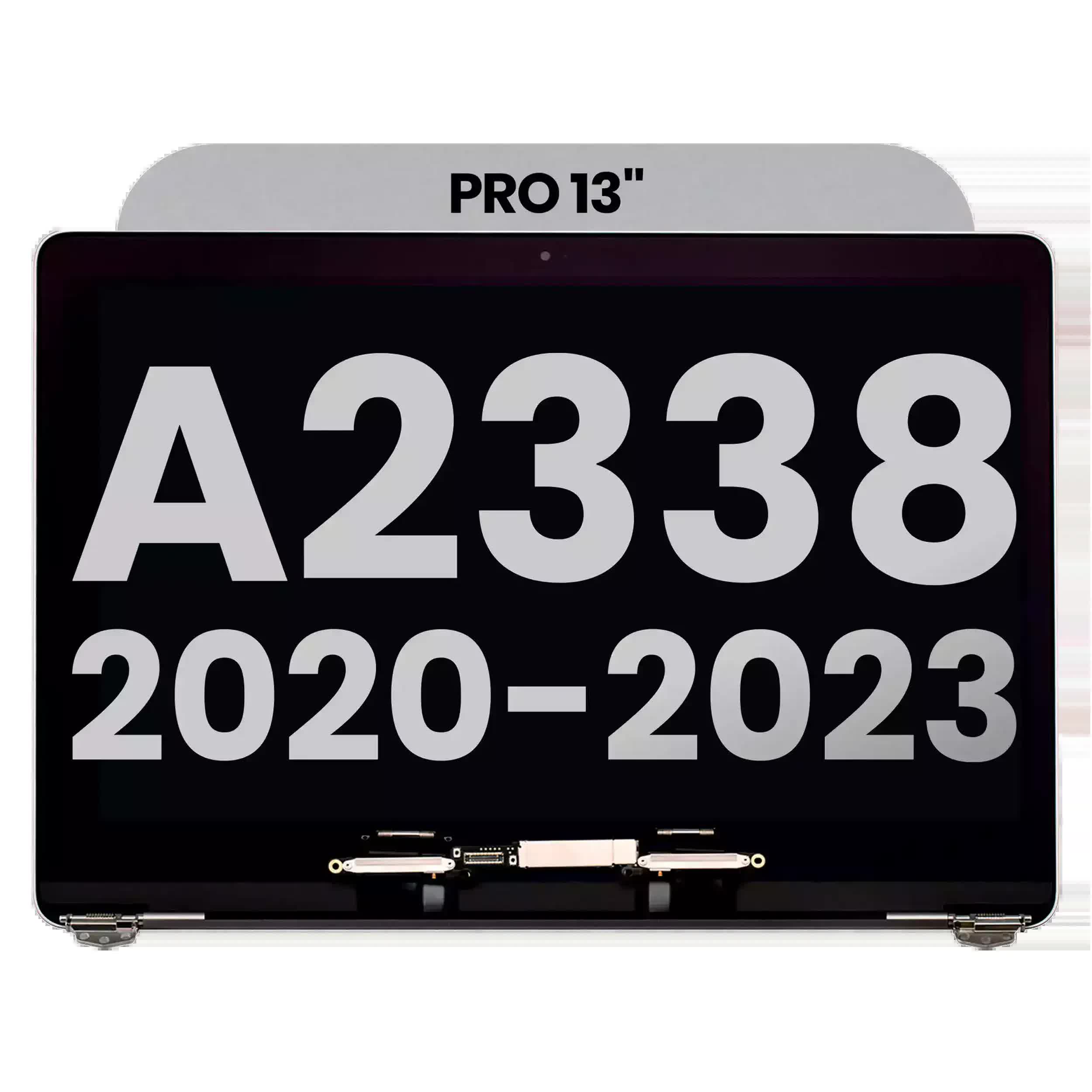 komplette LCD-Displayeinheit für MacBook Pro 13" A2338 (2020) / (ausgebautes Originalteil: Grade B) (Space Gray)