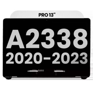 komplette LCD-Displayeinheit für MacBook Pro 13" A2338 (2020) / (ausgebautes Originalteil: Grade B) (Silver (Silber))