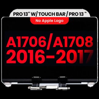 komplette LCD-Displayeinheit für MacBook Pro 13" A1706 / A1708 (2016-2017) (Aftermarket Plus) (Space Gray)