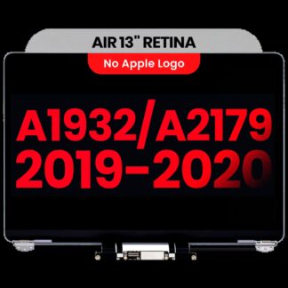 komplette LCD-Displayeinheit für MacBook Air 13" A1932 (2019) / A2179 (2020) (Aftermarket Plus) (Space Gray)