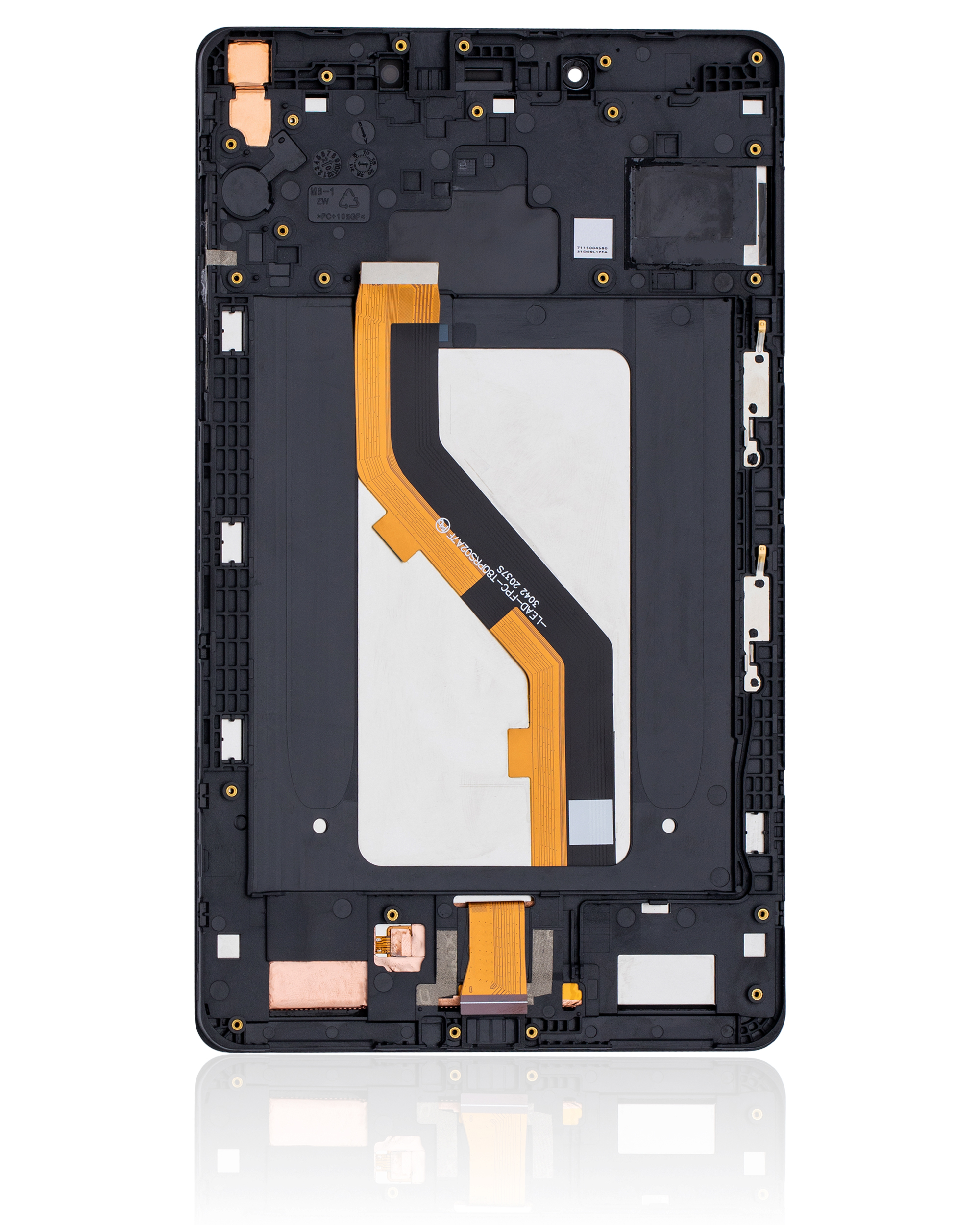 LCD Display mit Rahmen für Samsung Galaxy Tab A 8.0" (T290) (2019) (WiFi Version) (professionell aufgearbeitet) (Black (Schwarz)) – Bild 4