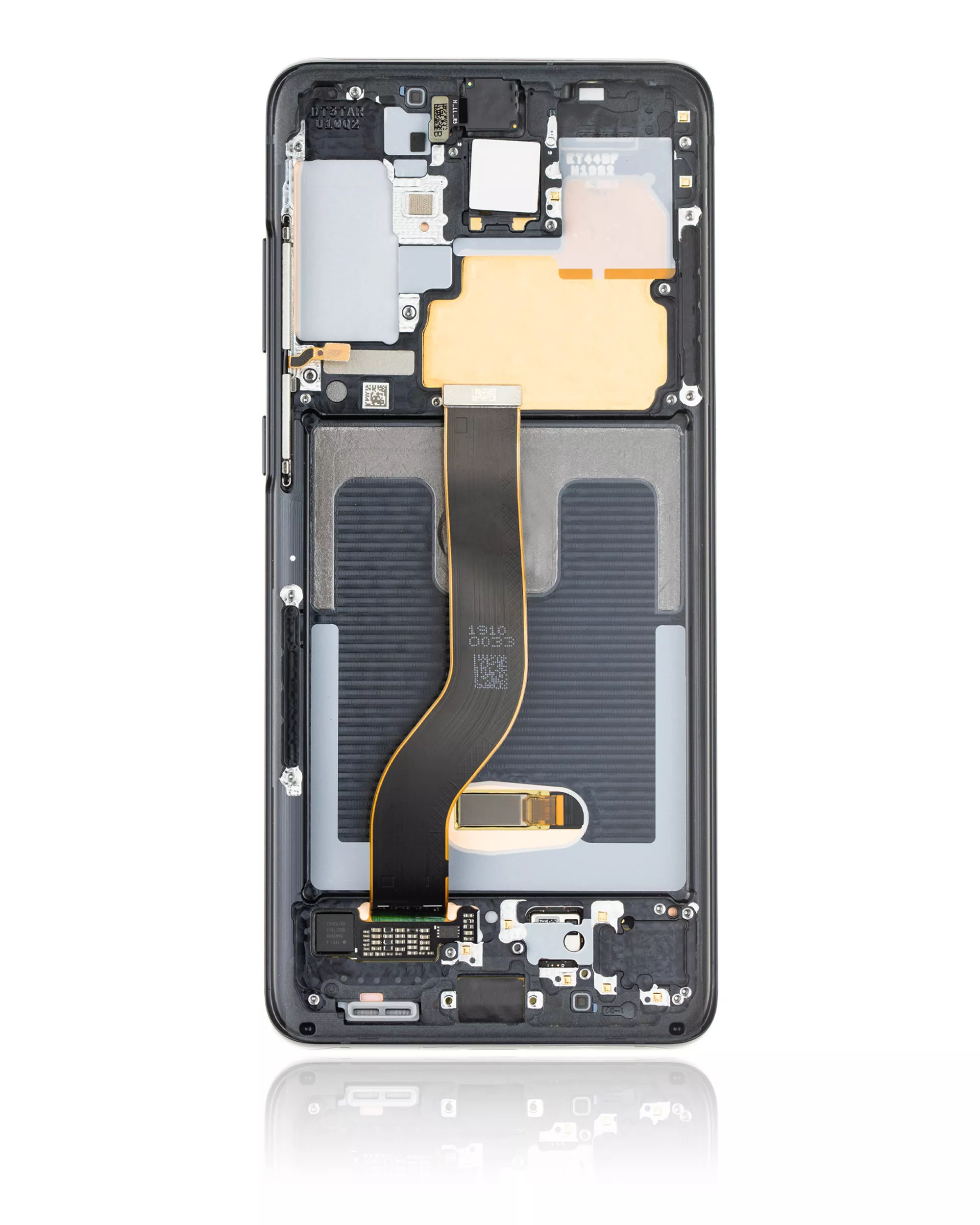 OLED Display mit Rahmen für Samsung Galaxy S20 Plus 5G (Service Pack) (Cosmic Black) – Bild 2