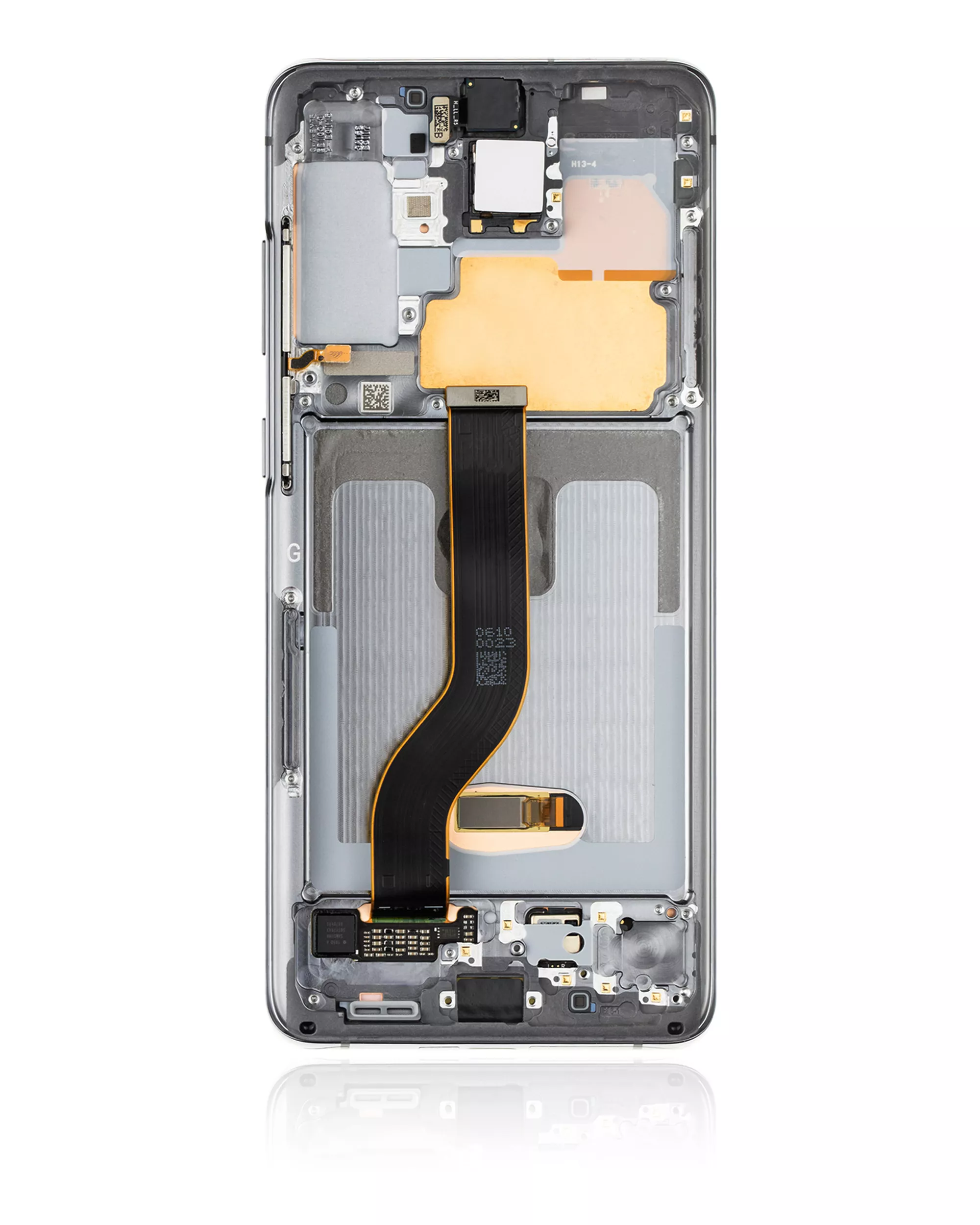 OLED Display mit Rahmen für Samsung Galaxy S20 Plus 5G (Service Pack) (Cosmic Gray (Grau)) – Bild 3