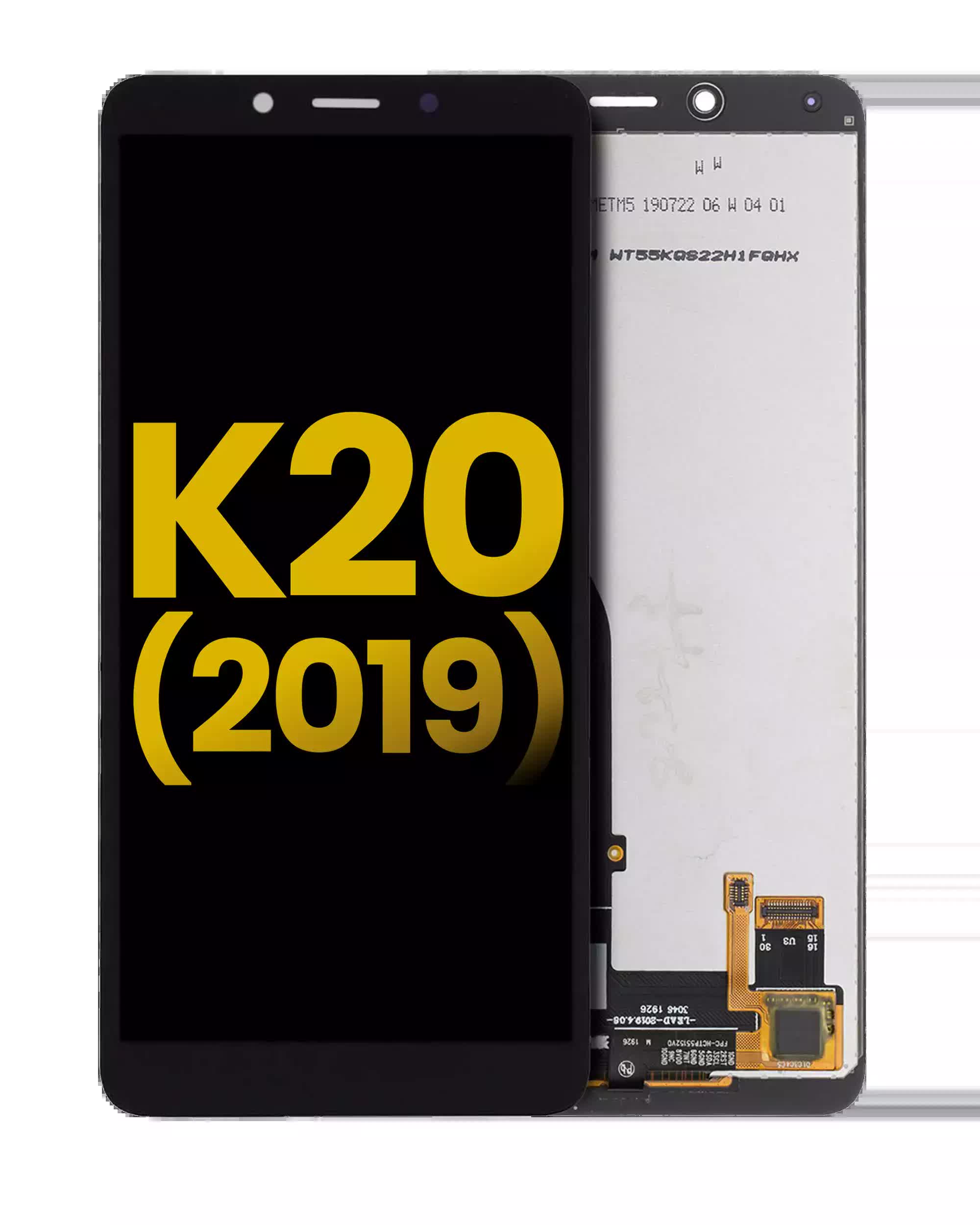 LCD Display ohne Rahmen für LG K20 (2019) (professionell aufgearbeitet)