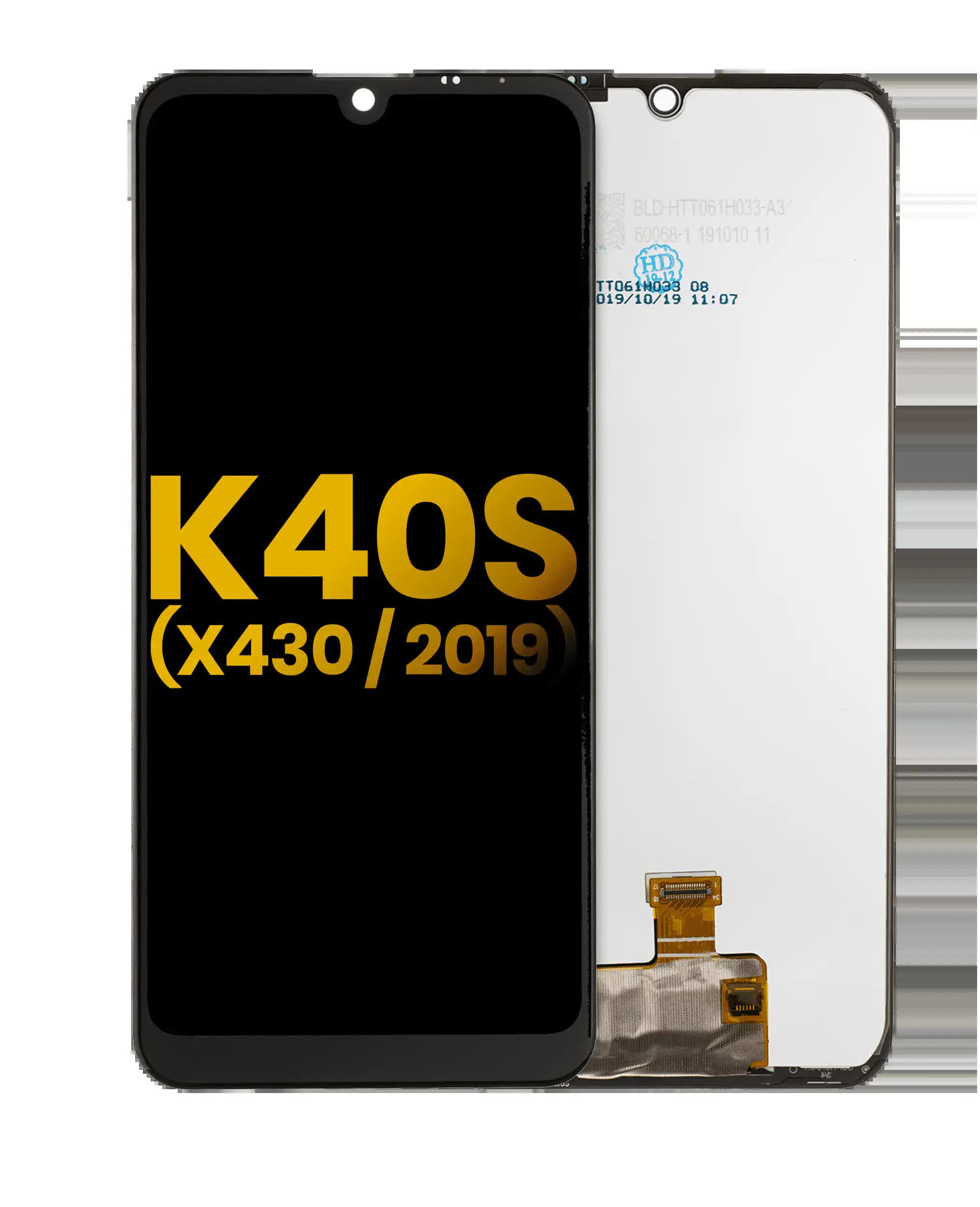 LCD Display ohne Rahmen für LG K40s (X430 / 2019) (professionell aufgearbeitet)