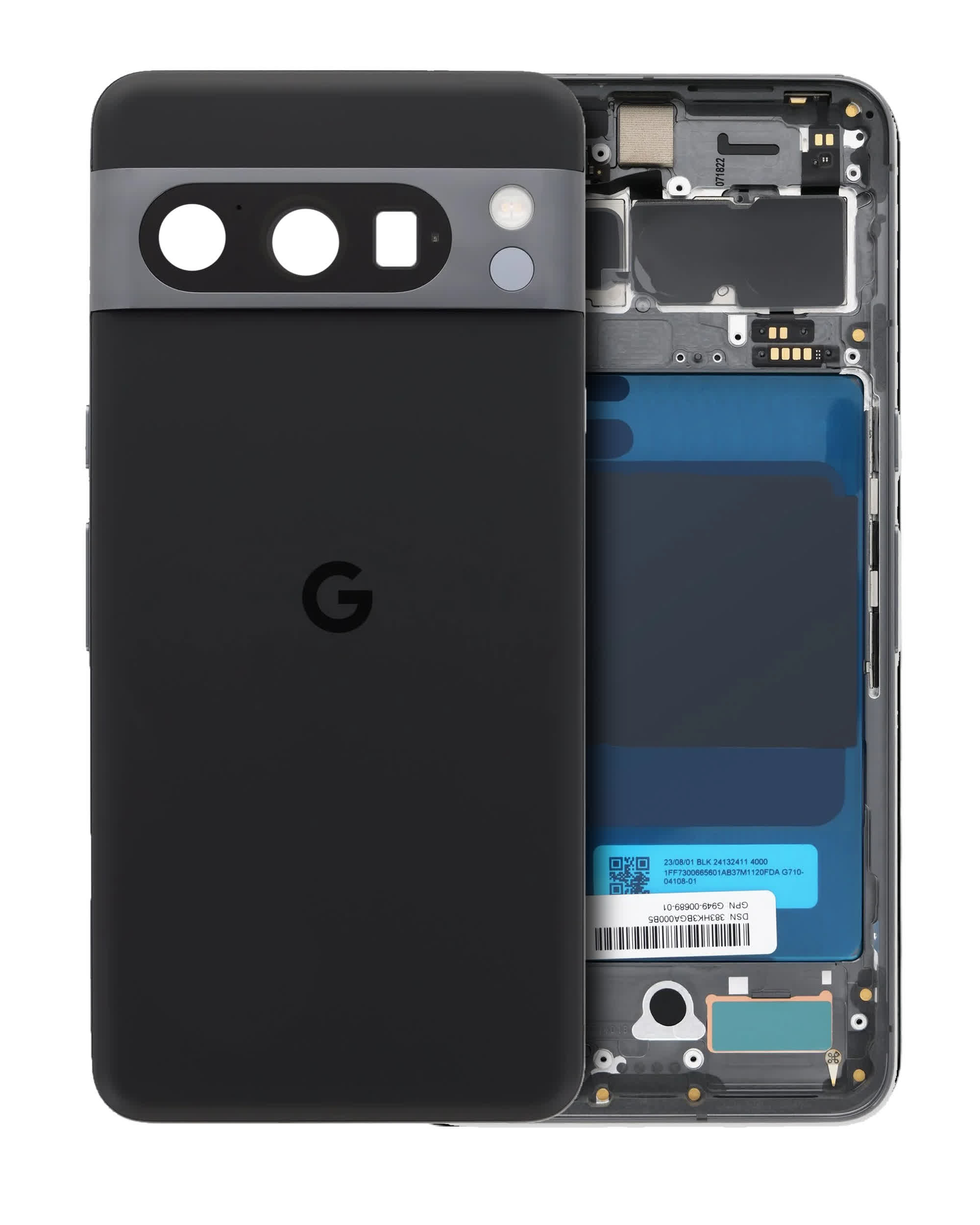 Rückgehäuse für Google Pixel 8 Pro (Original) (Obsidian)