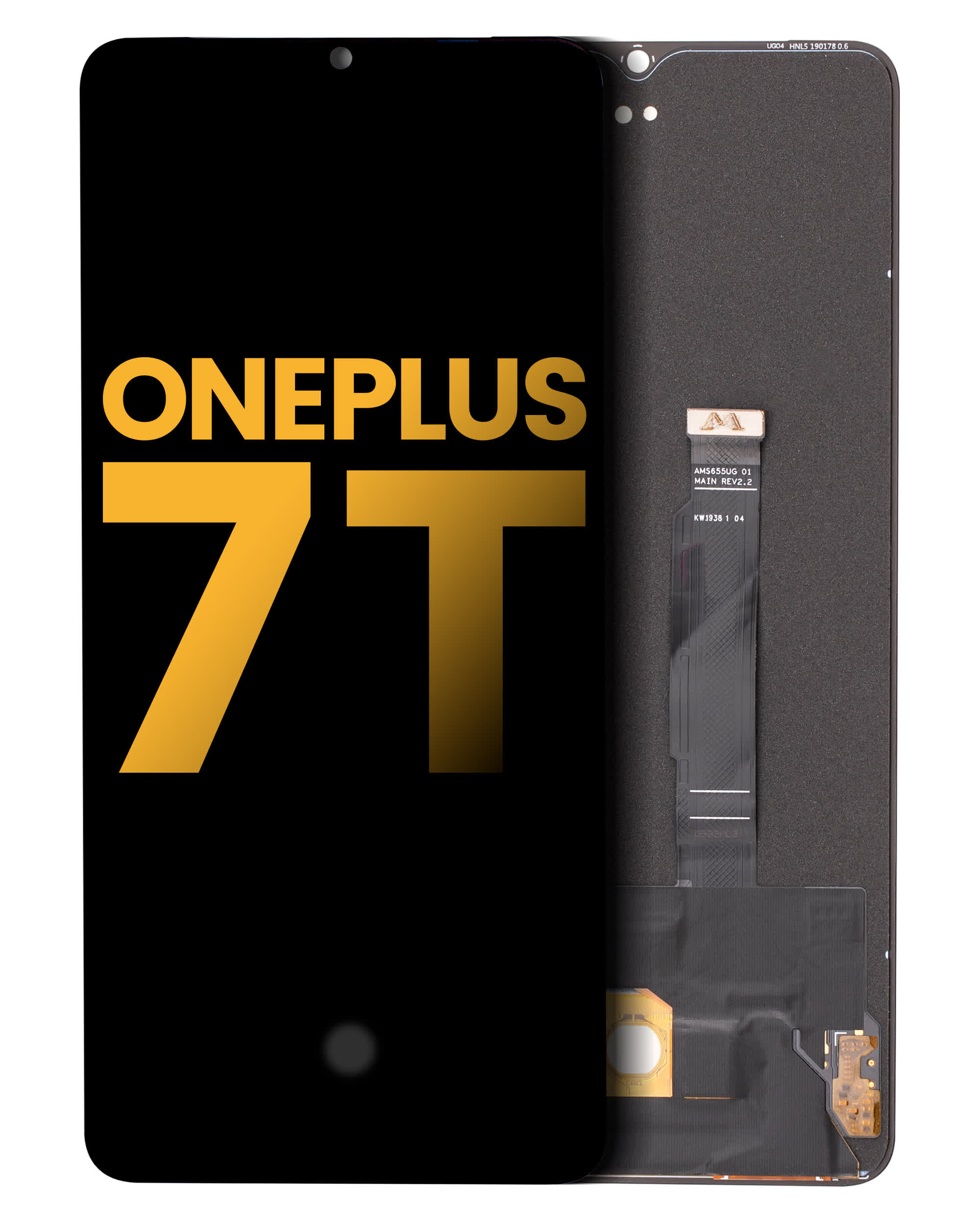 OLED Display ohne Rahmen für OnePlus 7T (professionell aufgearbeitet)