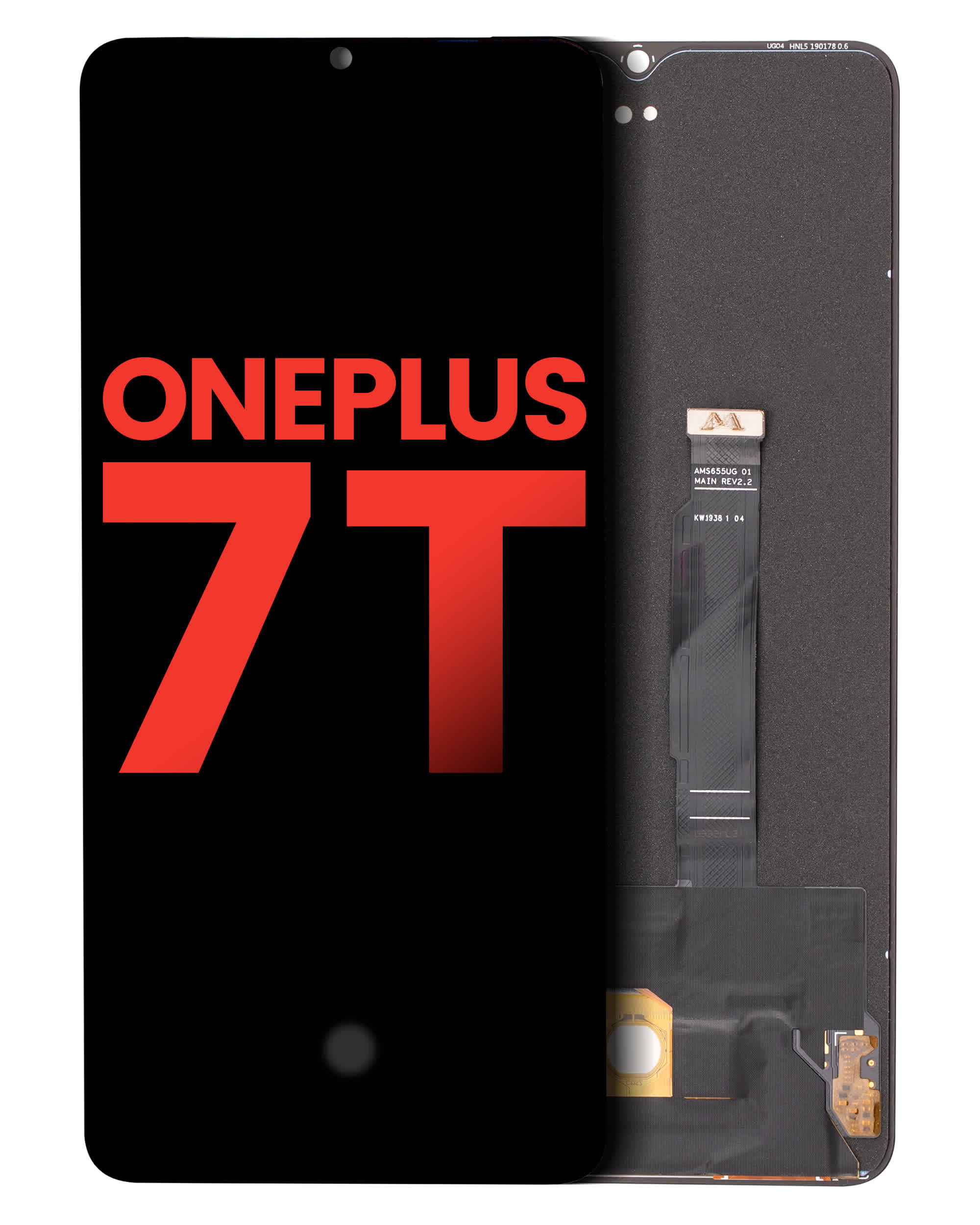 OLED Display ohne Rahmen für OnePlus 7T (Aftermarket Plus)