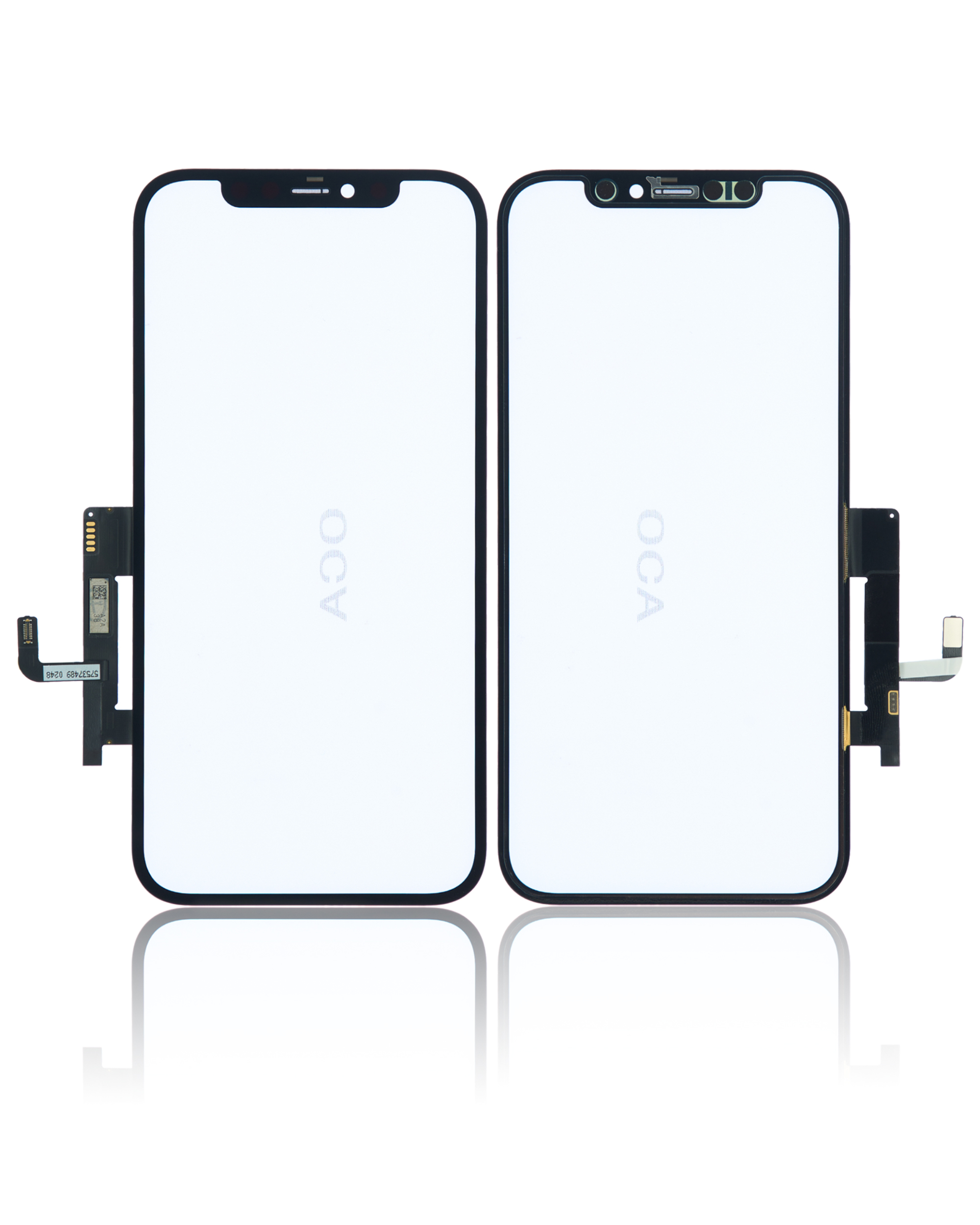 4 in 1 Short Flex (Touchscreen-Digitizer Touch mit Glas + OCA + Rahmen vormontiert) für iPhone 12 / 12 Pro (OCA Master) – Bild 4