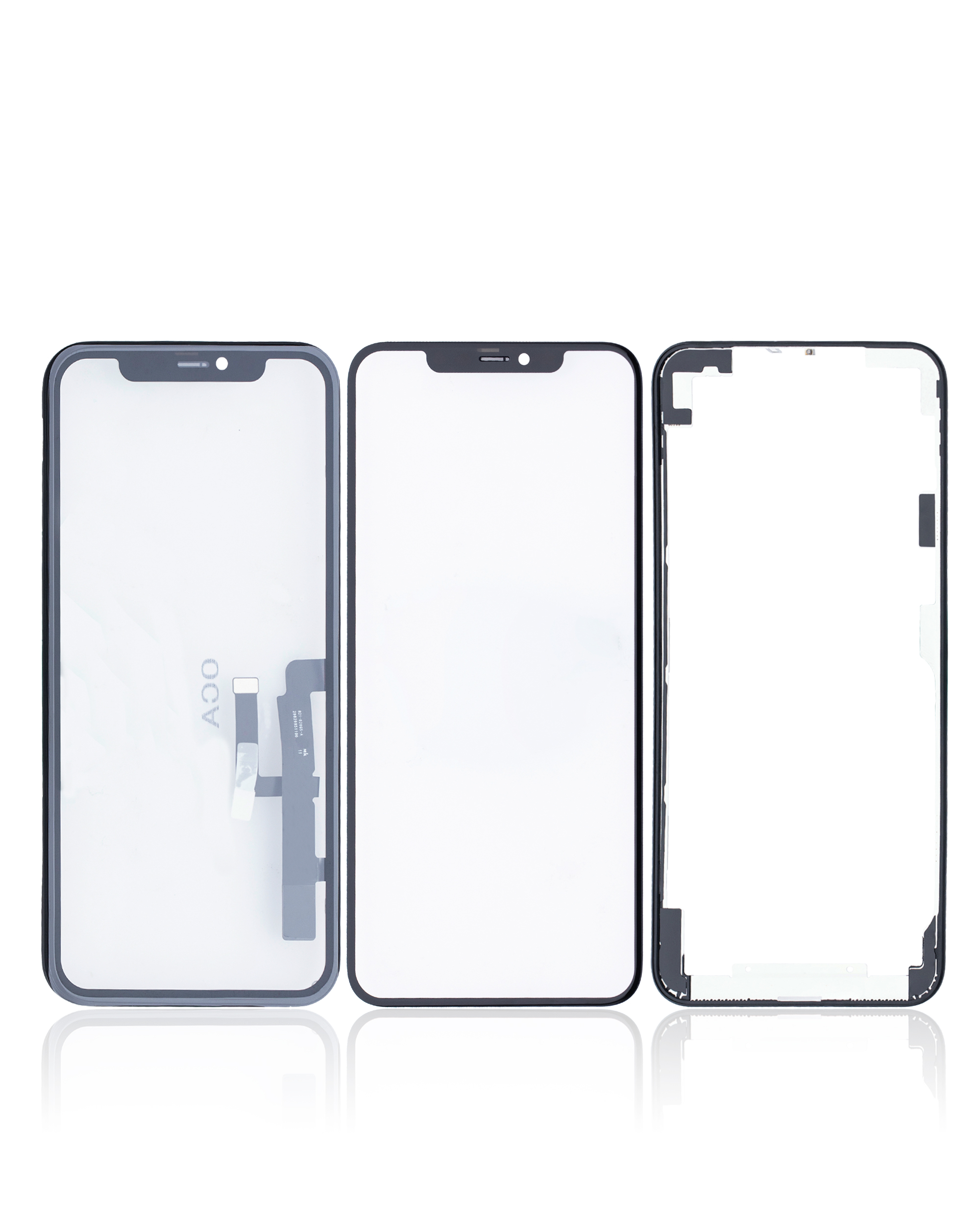 4 in 1 (Glas mit OCA vormontiert + Rahmen + Touchscreen-Digitizer) für iPhone 11 (OCA Master) – Bild 2