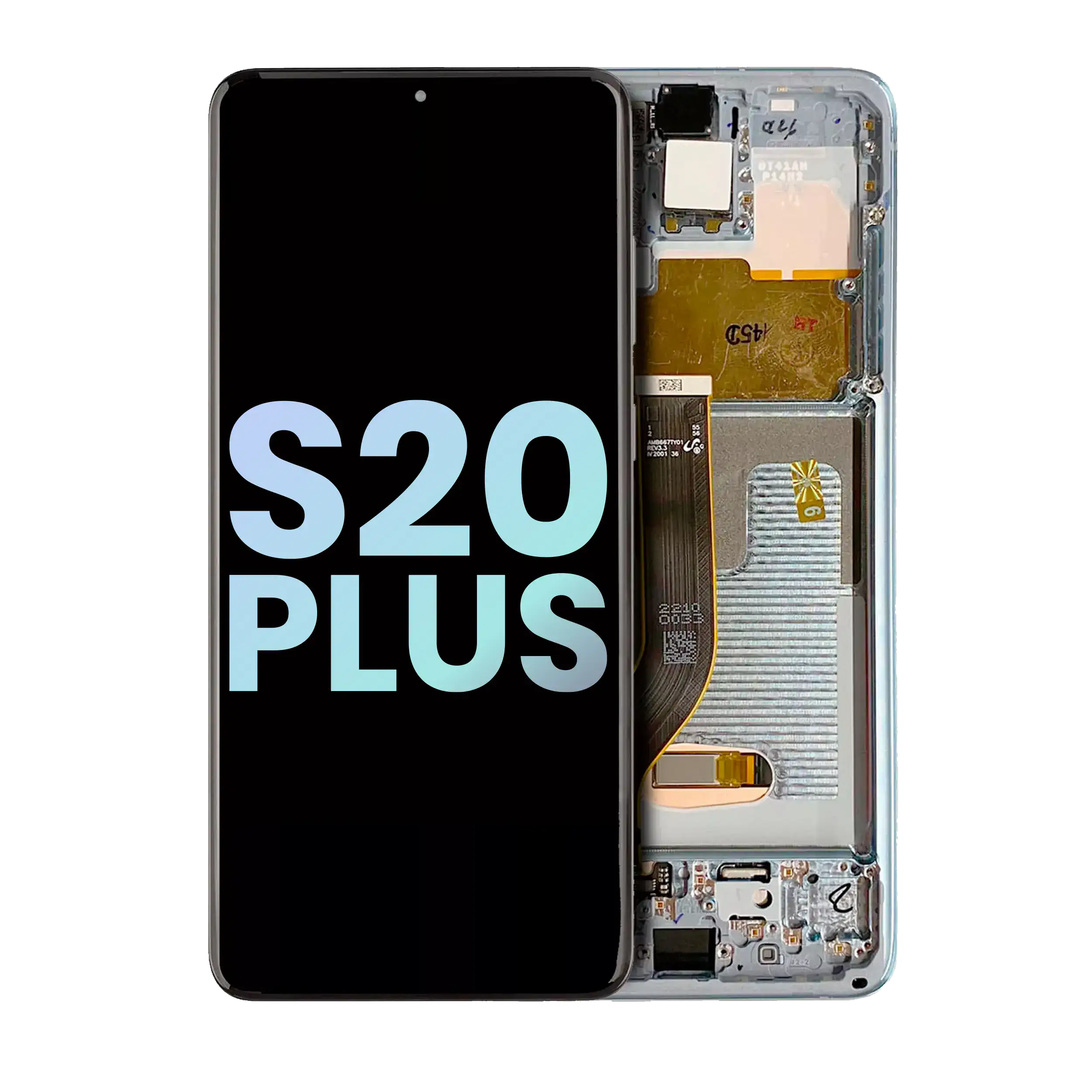 OLED Display ohne Rahmen für Samsung Galaxy S20 Plus 5G (Service Pack) – Bild 5