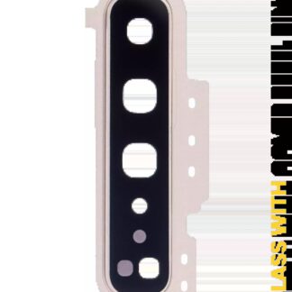 Rückkamera-Glas mit Abdeckung Blendenring für Samsung Galaxy S10 5G (Royal Gold)