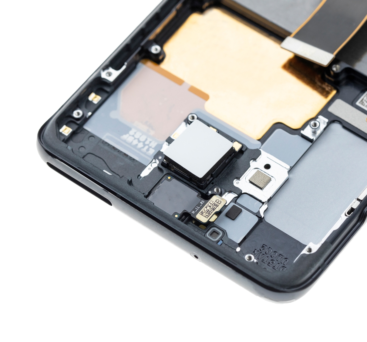 OLED Display mit Rahmen für Samsung Galaxy S20 Plus 5G (professionell aufgearbeitet) (Cosmic Black) – Bild 2