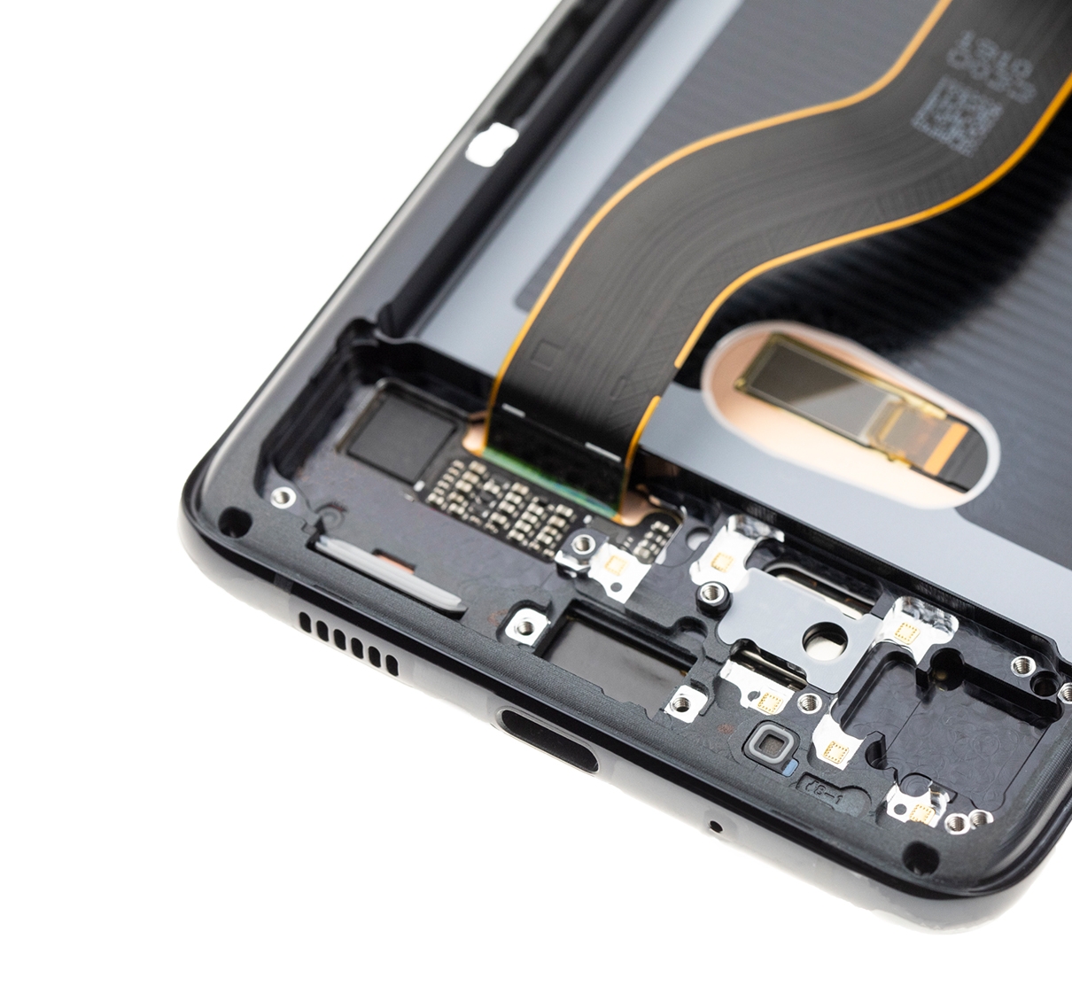 OLED Display mit Rahmen für Samsung Galaxy S20 Plus 5G (professionell aufgearbeitet) (Cosmic Black) – Bild 3