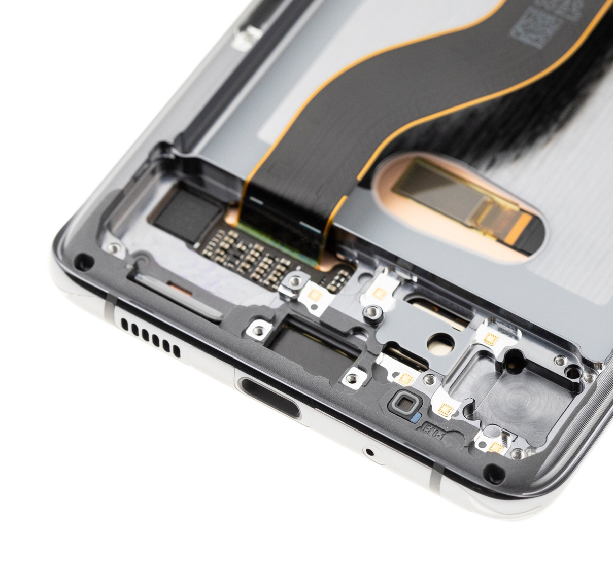 OLED Display mit Rahmen für Samsung Galaxy S20 Plus 5G (professionell aufgearbeitet) (Cosmic Gray (Grau)) – Bild 3