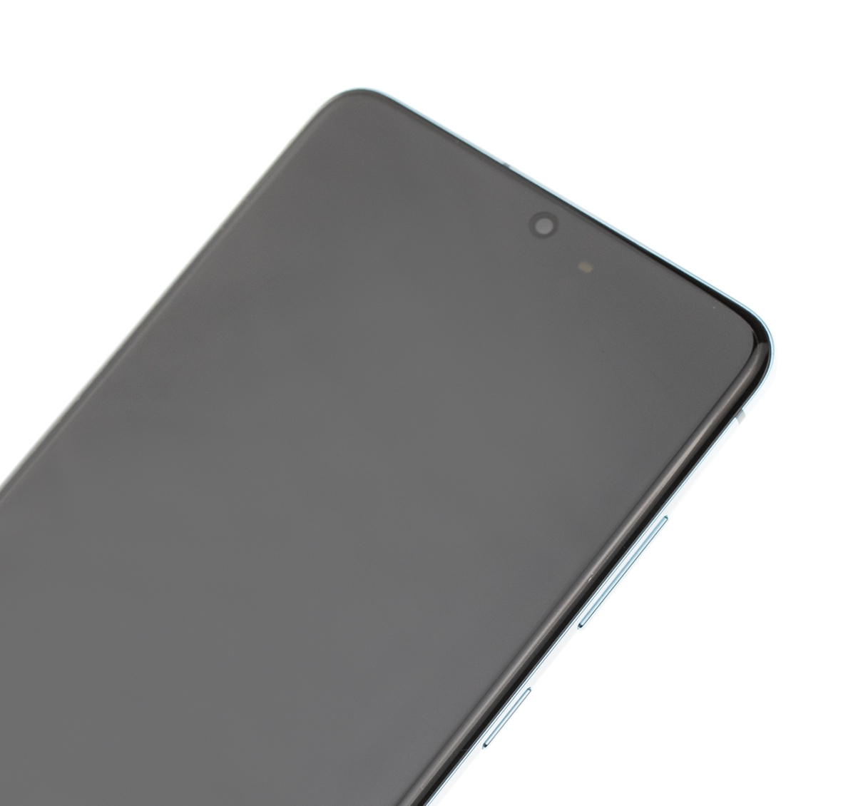 OLED Display mit Rahmen für Samsung Galaxy S20 Plus 5G (professionell aufgearbeitet) (Cloud Blue) – Bild 4